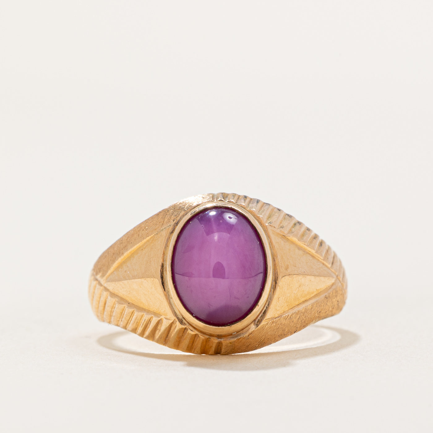 Synthetic Star Ruby Ring | 2.40ct | SZ 7.5 |