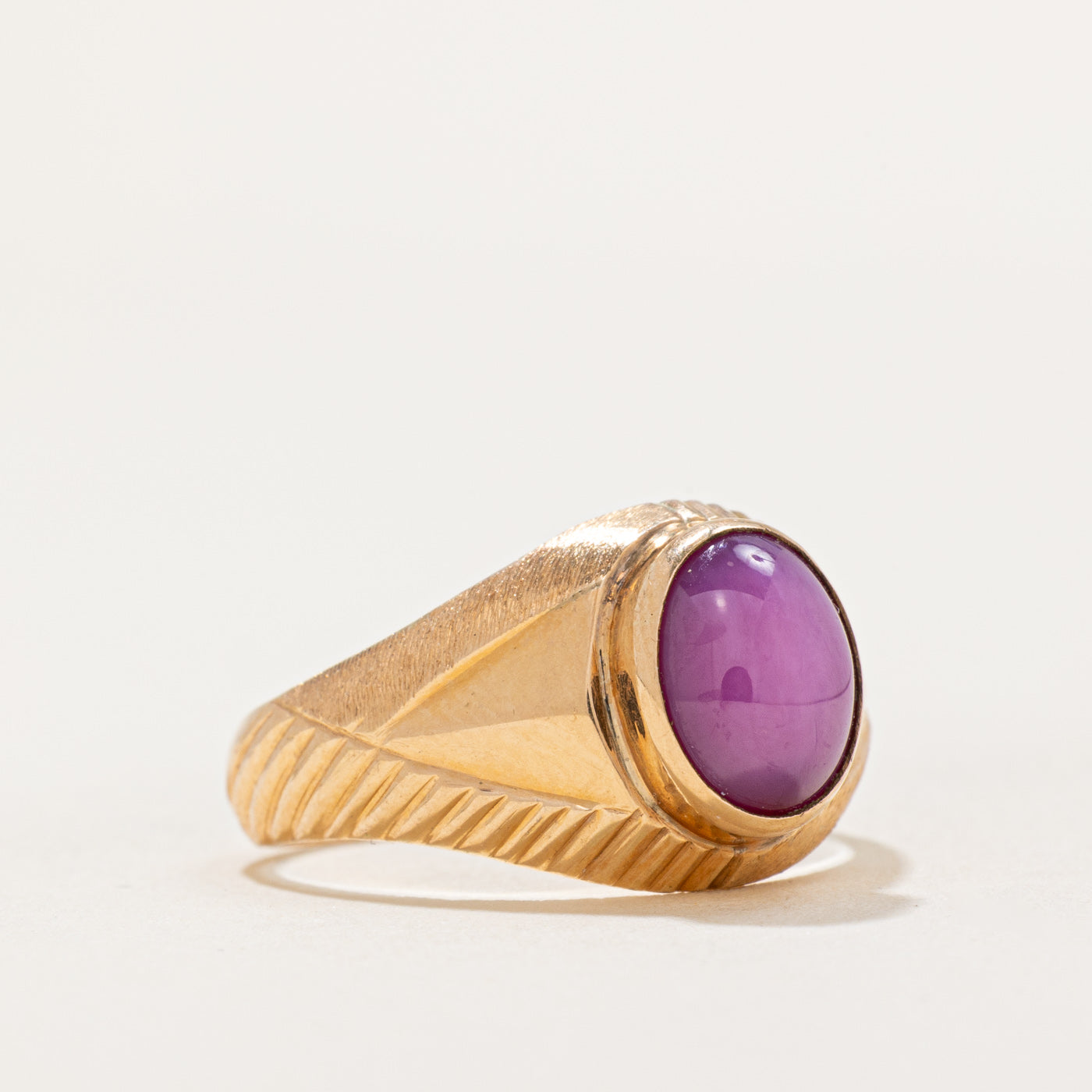 Synthetic Star Ruby Ring | 2.40ct | SZ 7.5 |