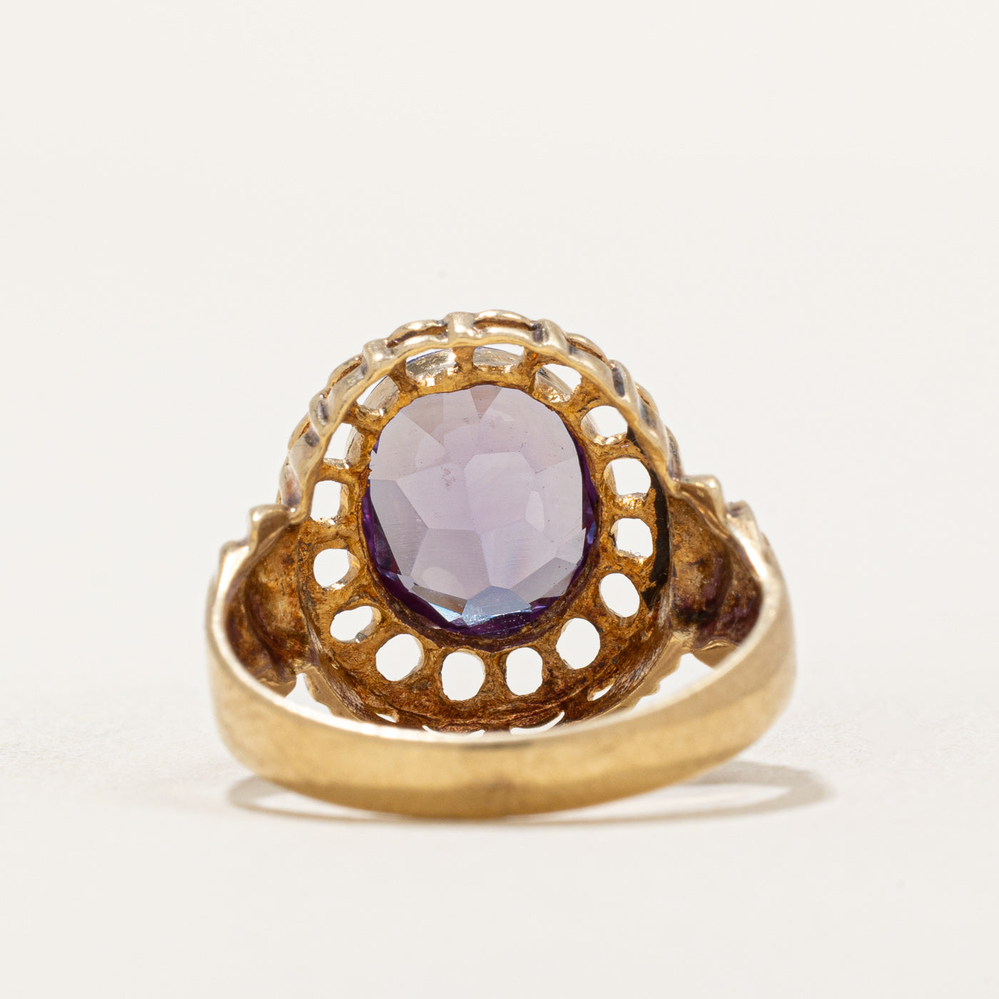 Synthetic Colour Change Sapphire Cocktail Ring | 2.65ct | SZ 6.25 |
