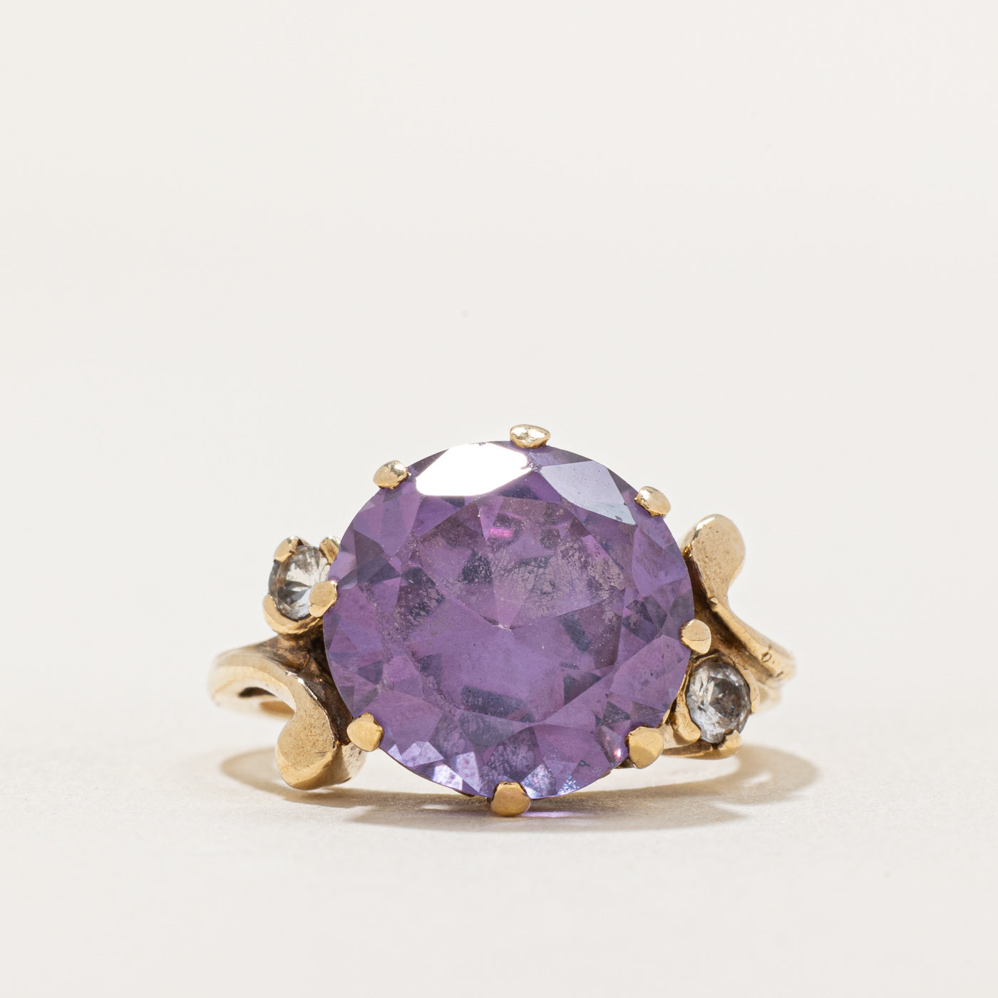 Synthetic Colour Change Sapphire & Spinel Cocktail Ring | 7.00ct, 0.20ctw | SZ 5 |