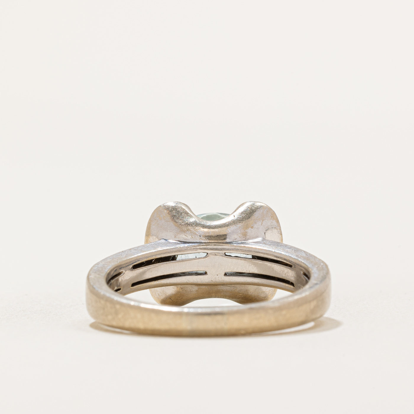 Aquamarine & Diamond Cocktail Ring | 1.60ct, 0.38ctw | SZ 8 |