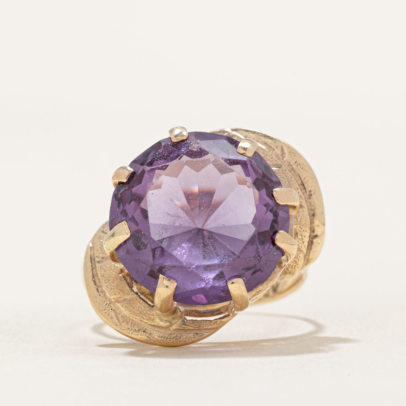 Synthetic Colour Change Sapphire Cocktail Ring | 9.10ct | SZ 7.25 |