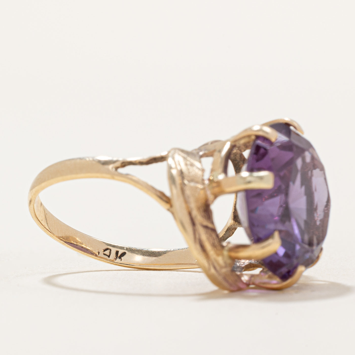 Synthetic Colour Change Sapphire Cocktail Ring | 9.10ct | SZ 7.25 |