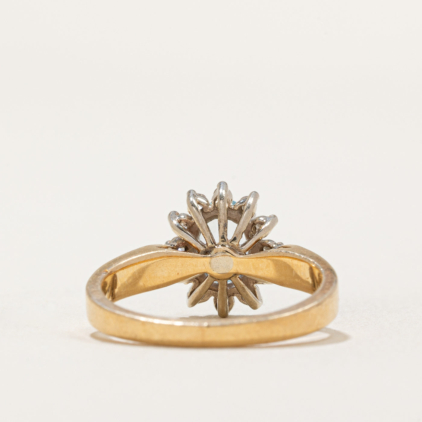 Topaz & Diamond Petal Ring | 0.75ct, 0.10ctw | SZ 4.5 |
