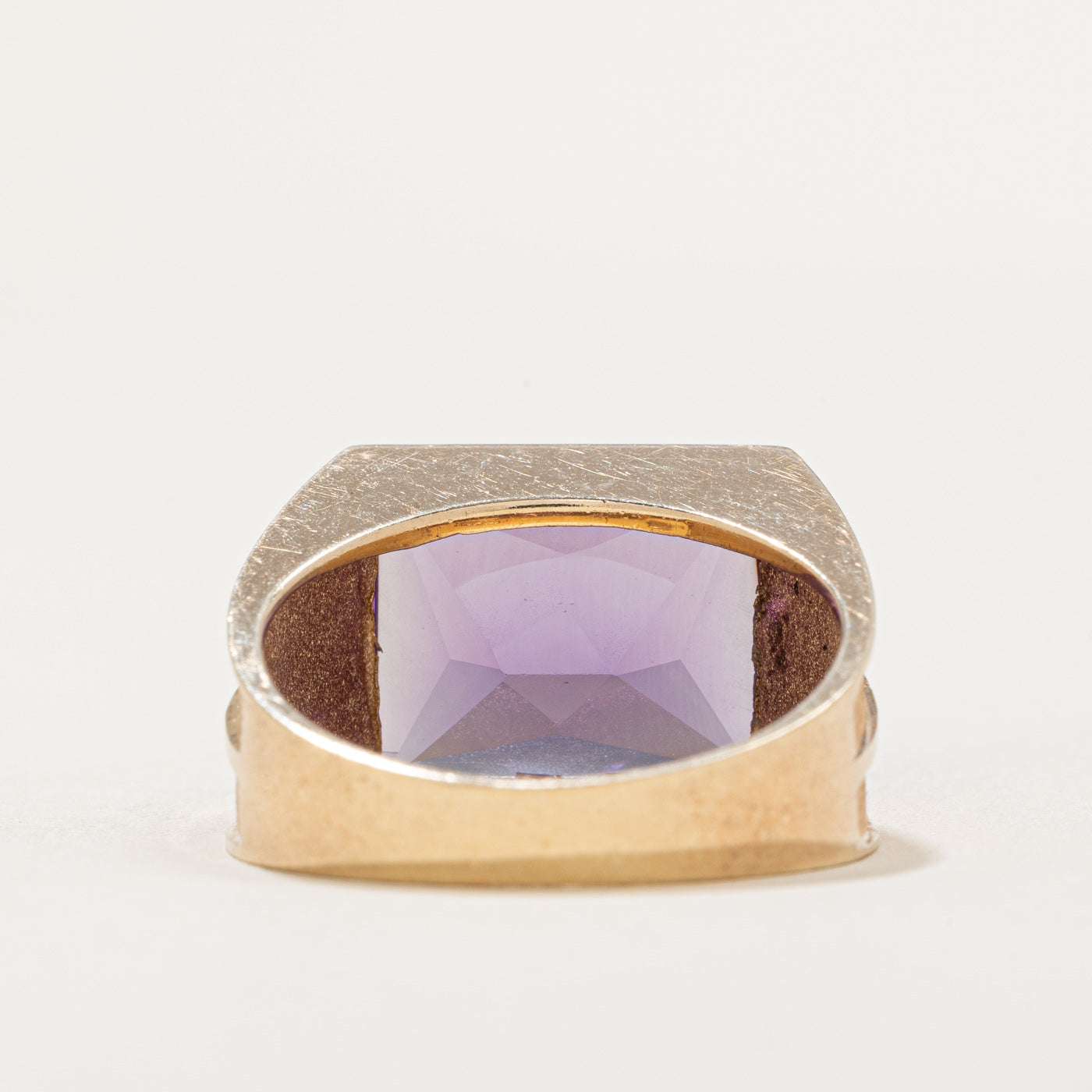 Synthetic Colour Changing Purple Sapphire Cocktail Ring | 11.00ct | SZ 9.5 |
