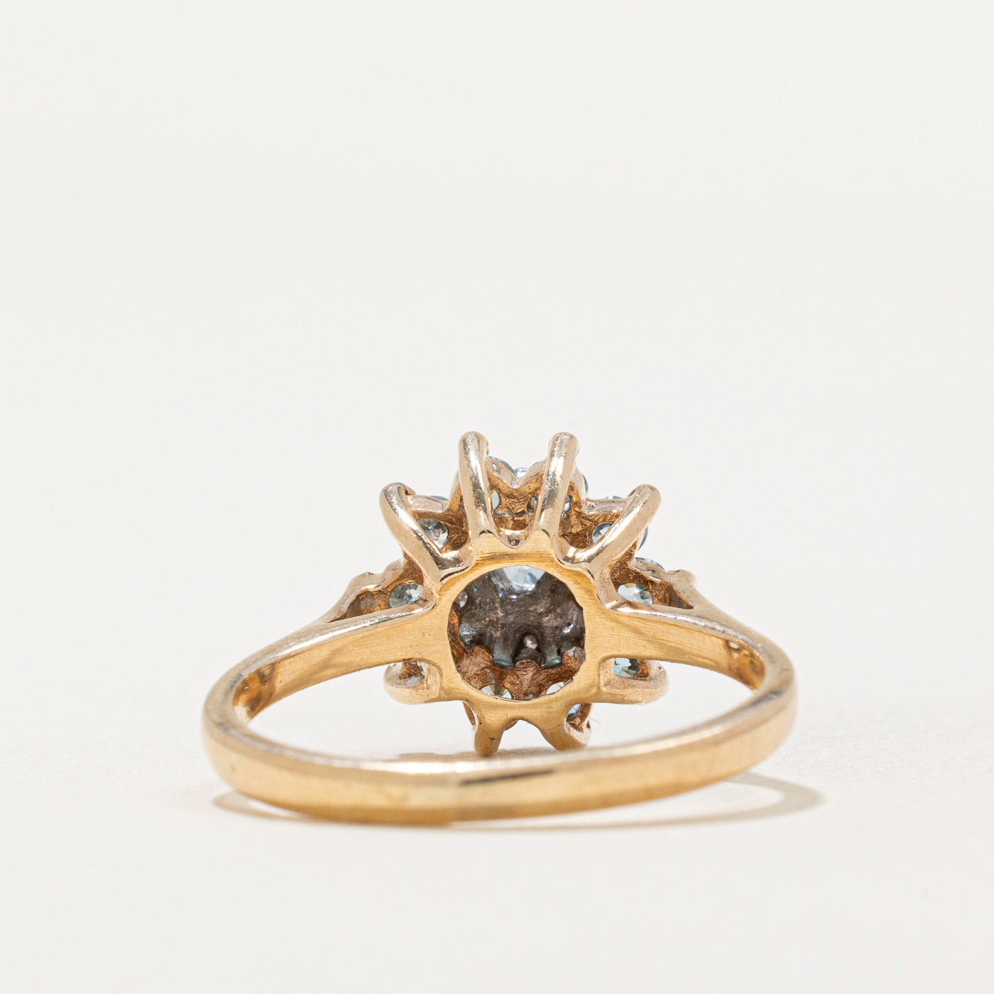 Topaz & Diamond Cluster Ring | 0.33ctw, 0.01ctw | SZ 5 |