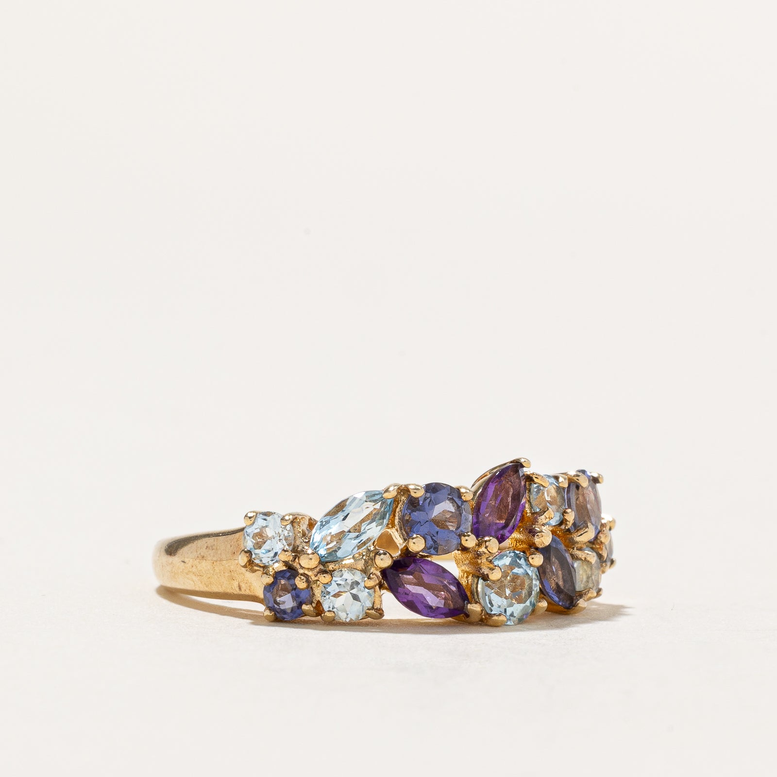 Multi Gemstone Ring 1.06ctw | SZ 7.25