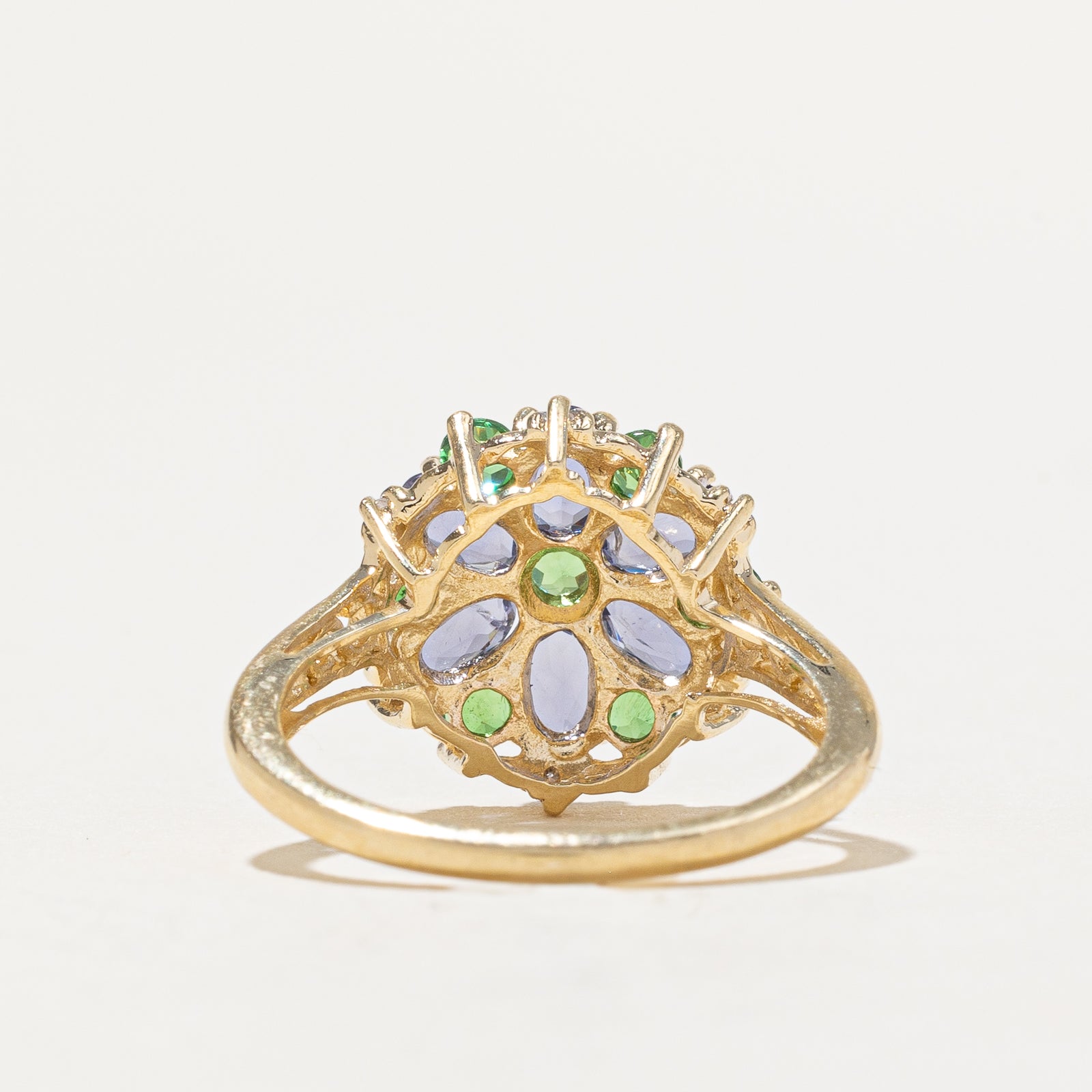 Multi-Gemstone & Diamond Cocktail Ring | 1.50ctw, 0.03ctw | SZ 8