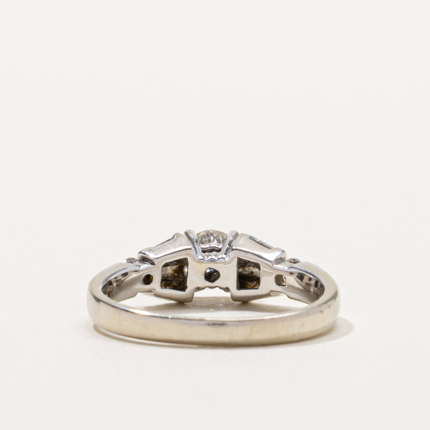 14k Diamond Multi Cut Accented Ring | 0.43ct SI2 G/H, 0.27ctw | SZ 6.75