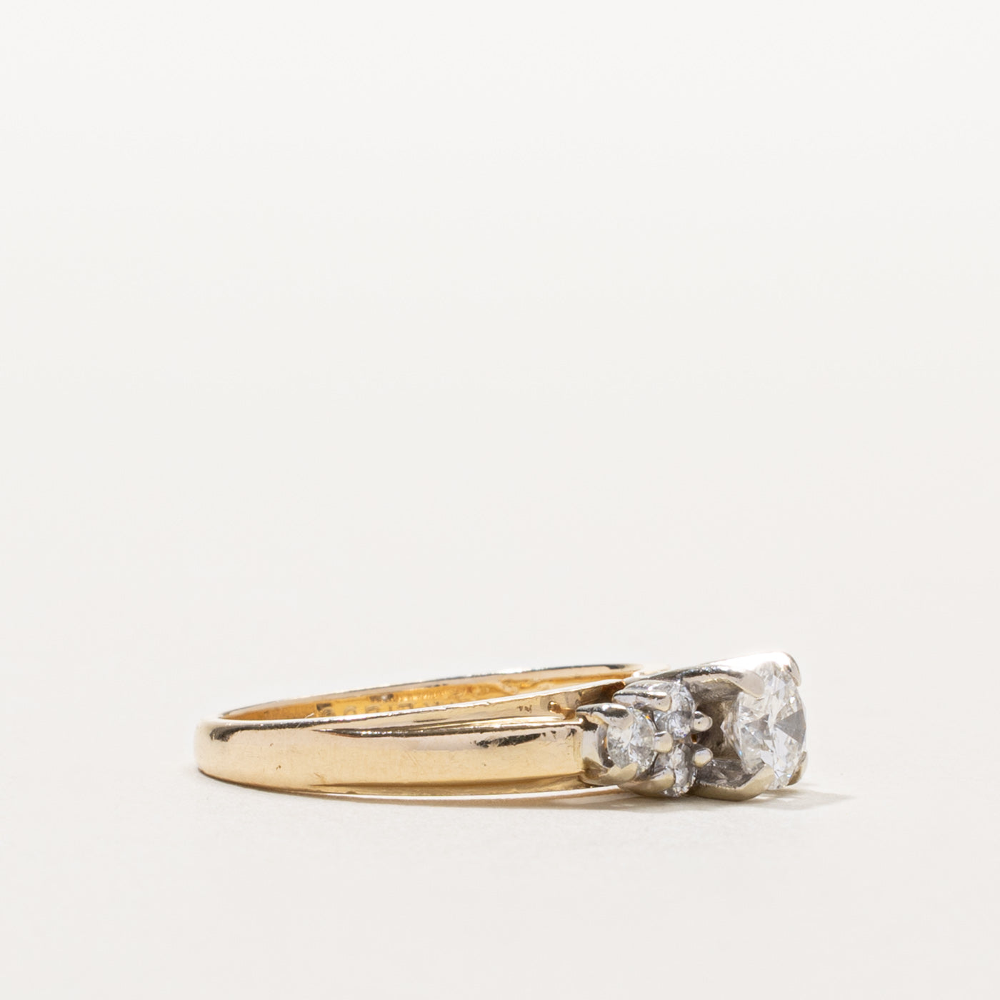 14k Diamond Accented Ring | 0.46ct I2 H/I, 0.30ctw | SZ 6