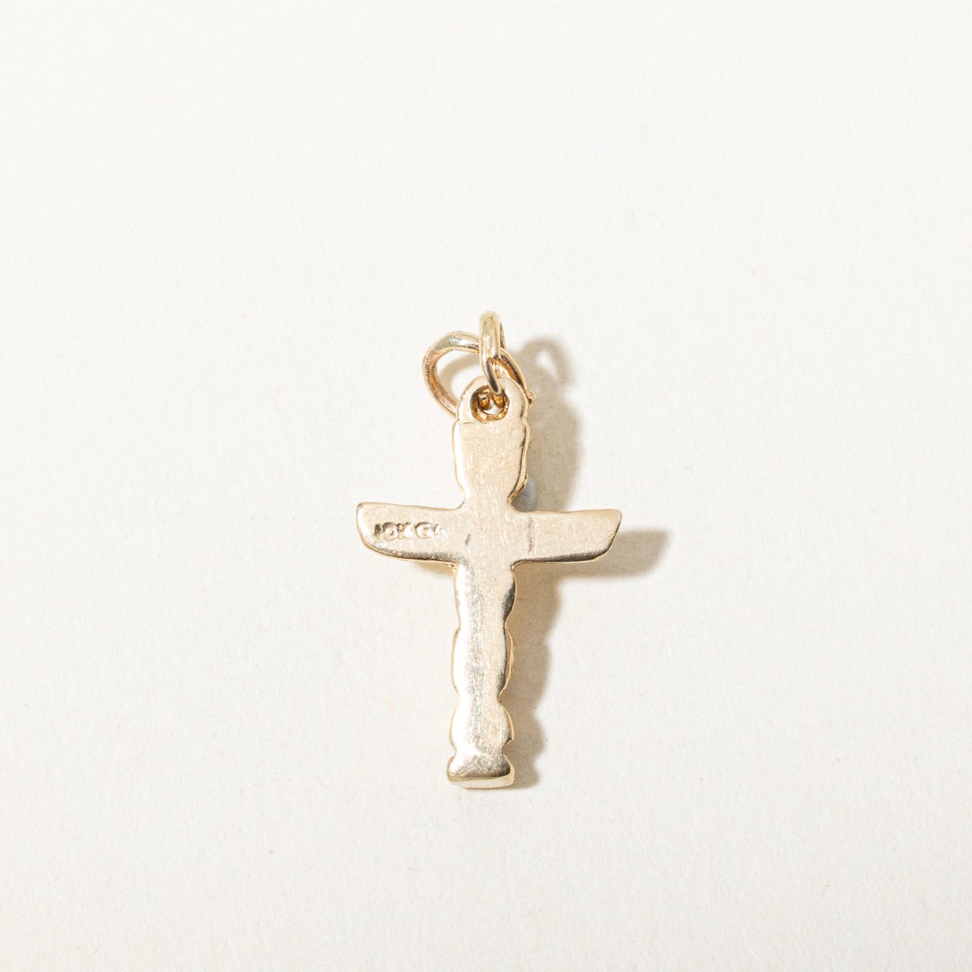 10k Yellow Gold Totem Pole Charm