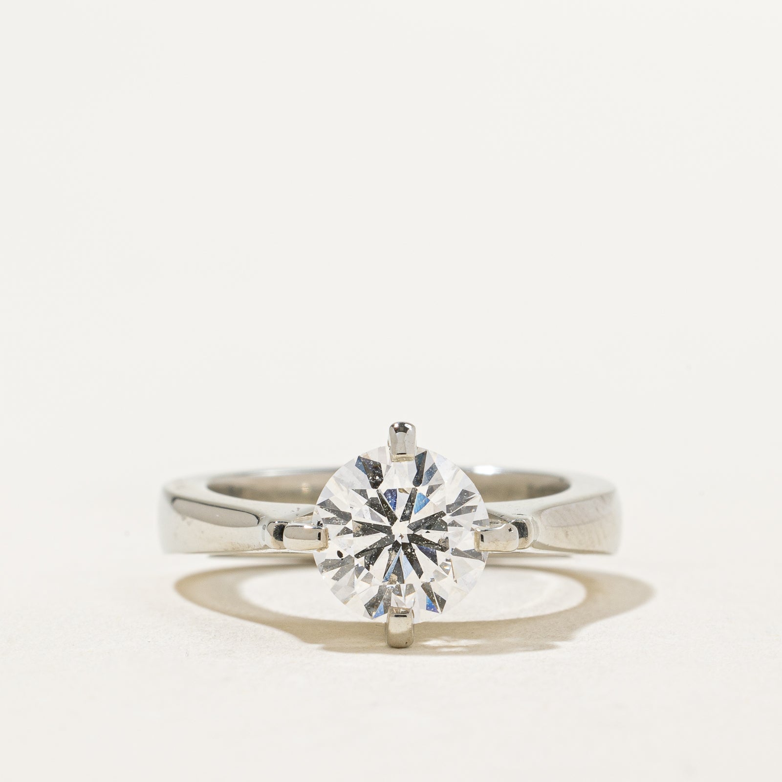 Bague de fiançailles Halo Diamond | 1,50 ct VVS2 E/F Ex | Taille 5,25 |
