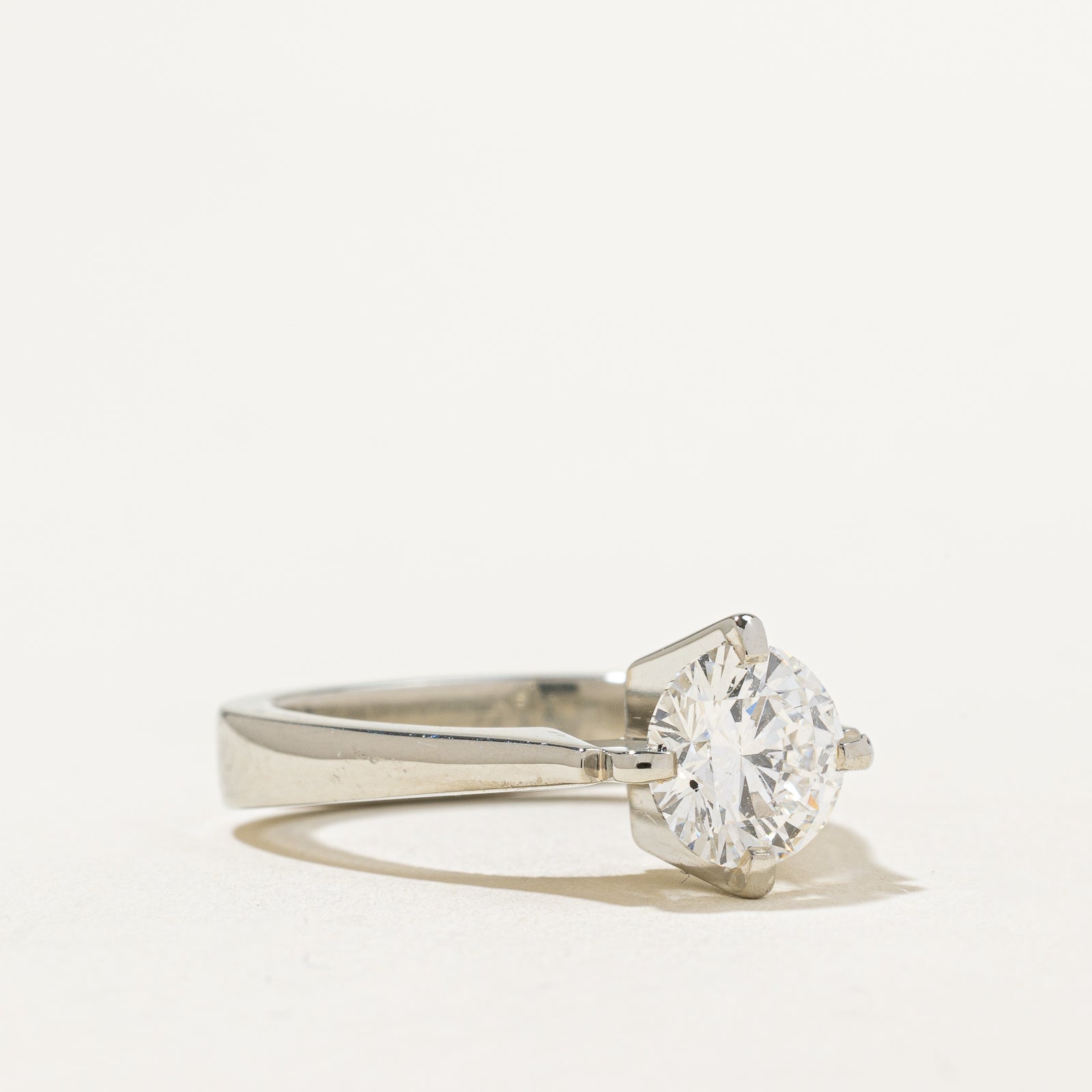 Bague de fiançailles Halo Diamond | 1,50 ct VVS2 E/F Ex | Taille 5,25 |
