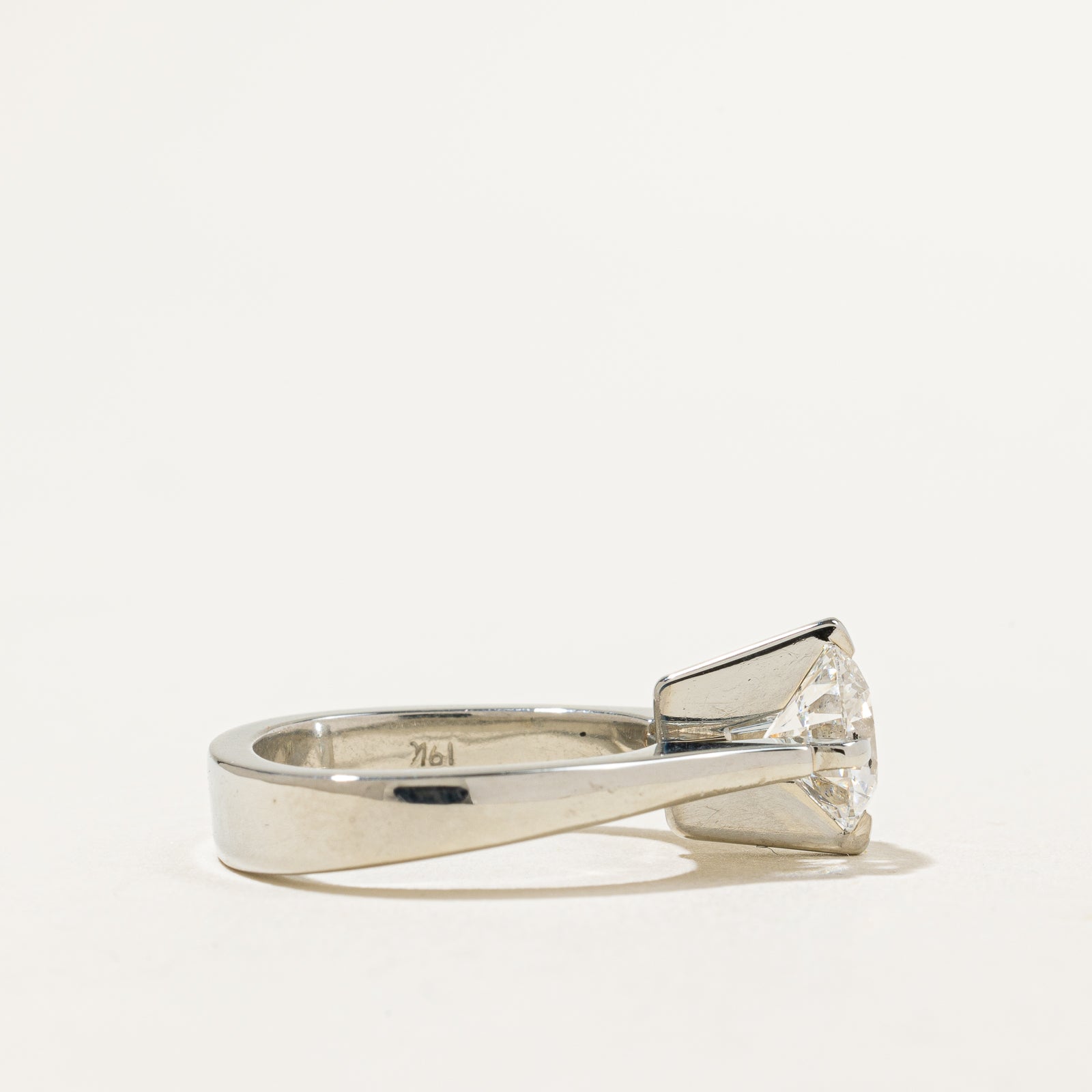 Bague de fiançailles Halo Diamond | 1,50 ct VVS2 E/F Ex | Taille 5,25 |