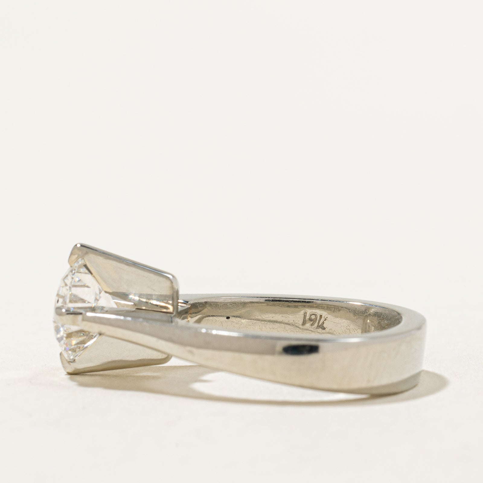 Bague de fiançailles Halo Diamond | 1,50 ct VVS2 E/F Ex | Taille 5,25 |