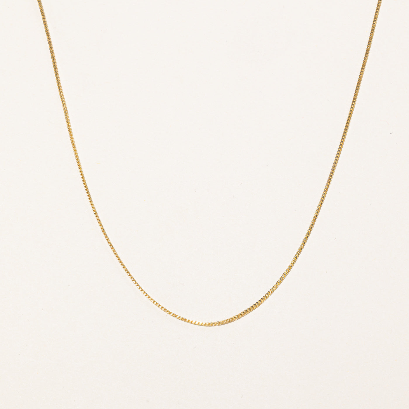 14k Yellow Gold Wheat Chain | 17" |