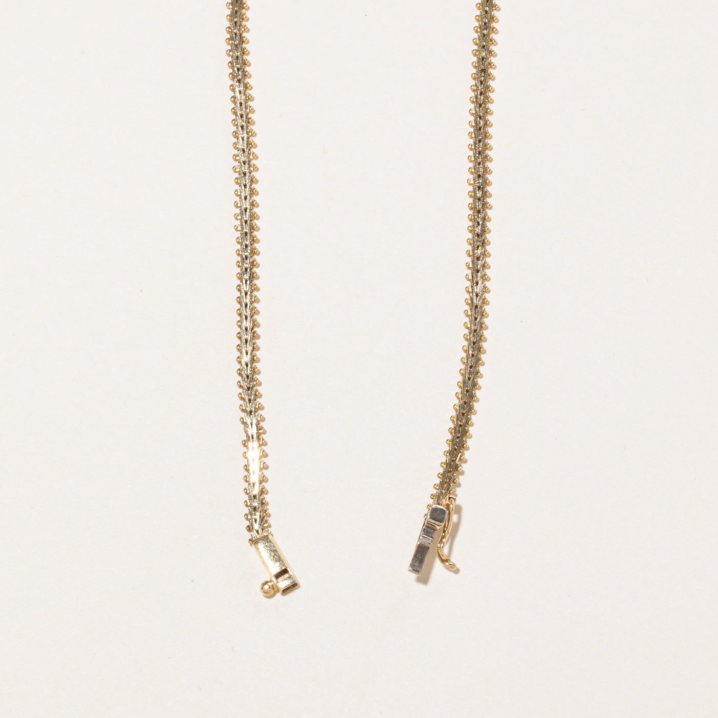 14k Tri Tone Gold Necklace | 16" |