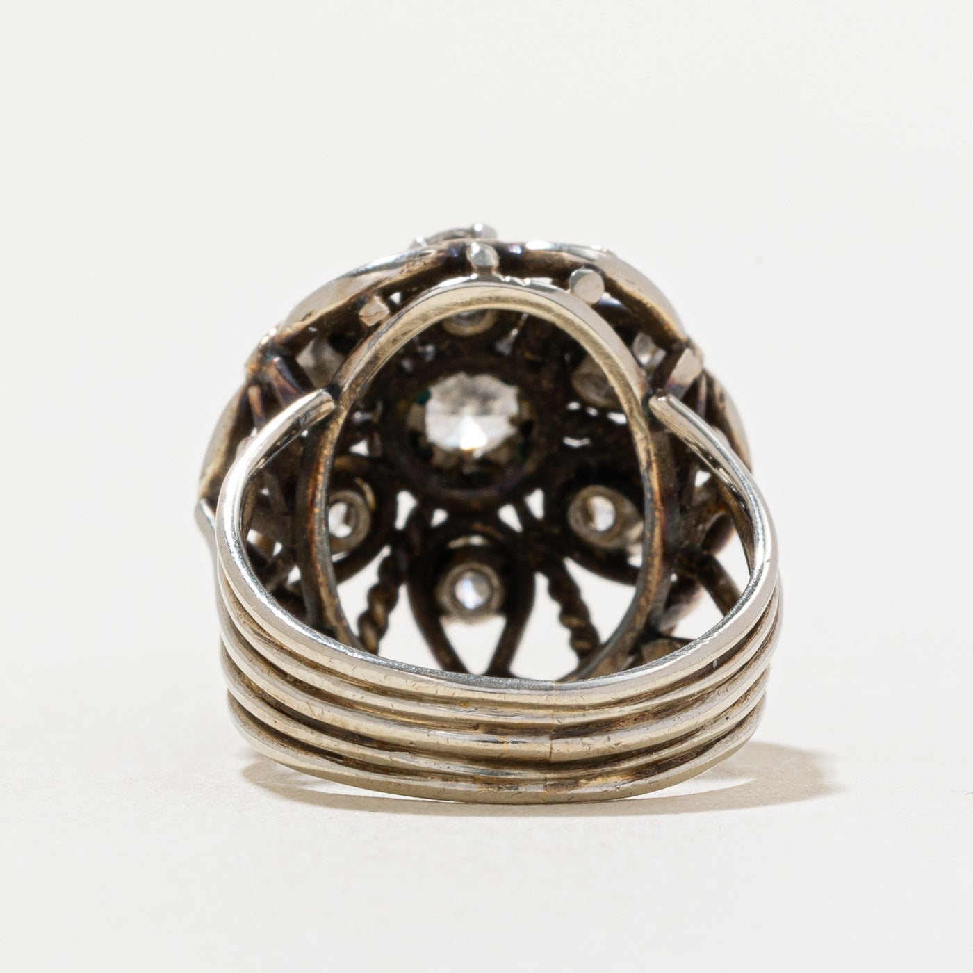 Diamond Cocktail Ring | 0.93ctw | SZ 5 |