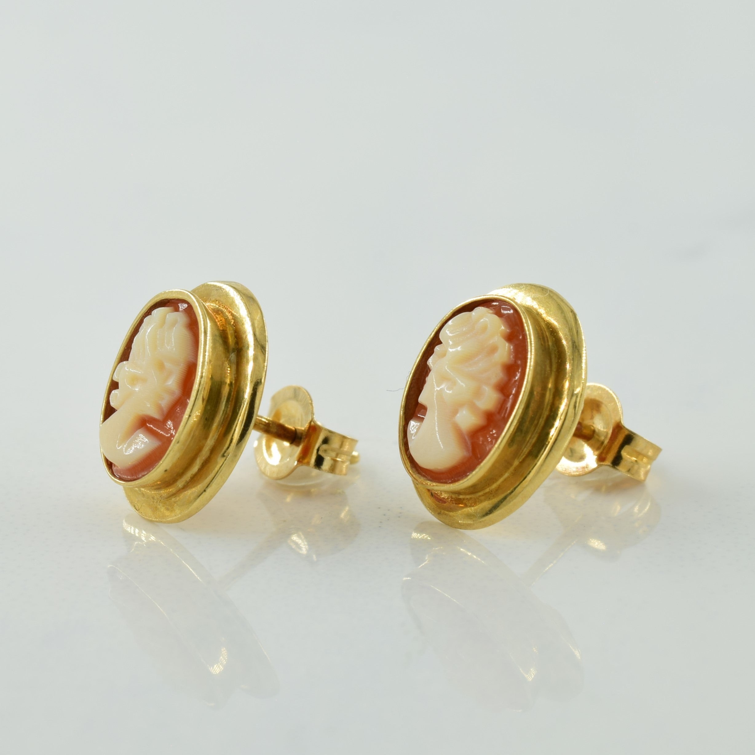 Cameo Stud Earrings | 1.80ctw |