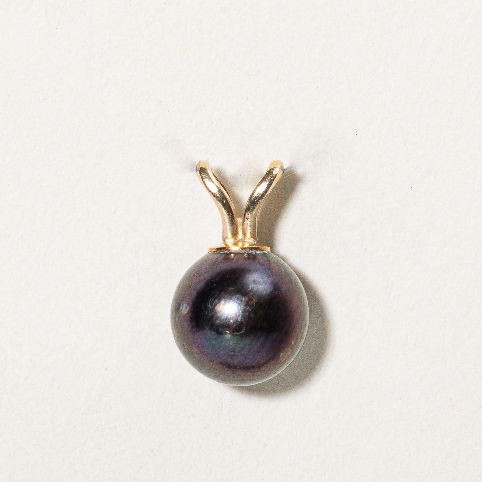 14k Yellow Gold Cultured Pearl Pendant | 2.85ct |