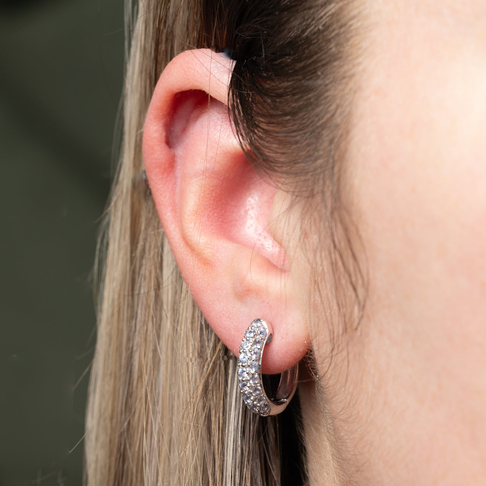 Tanzanite Huggie Earrings | 1.00ctw |