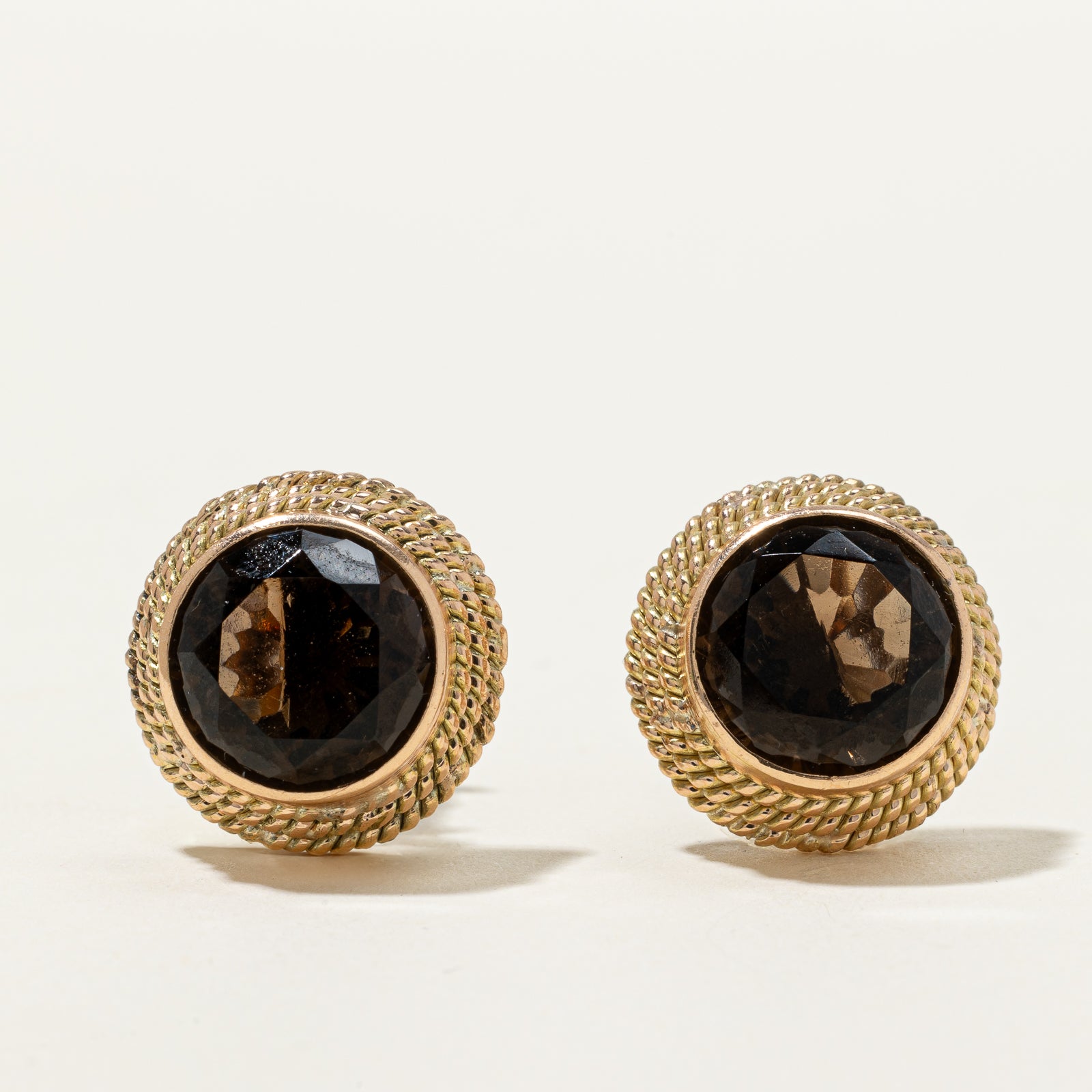 Smokey Quartz Cocktail Clip On Earrings | 7.50ctw |