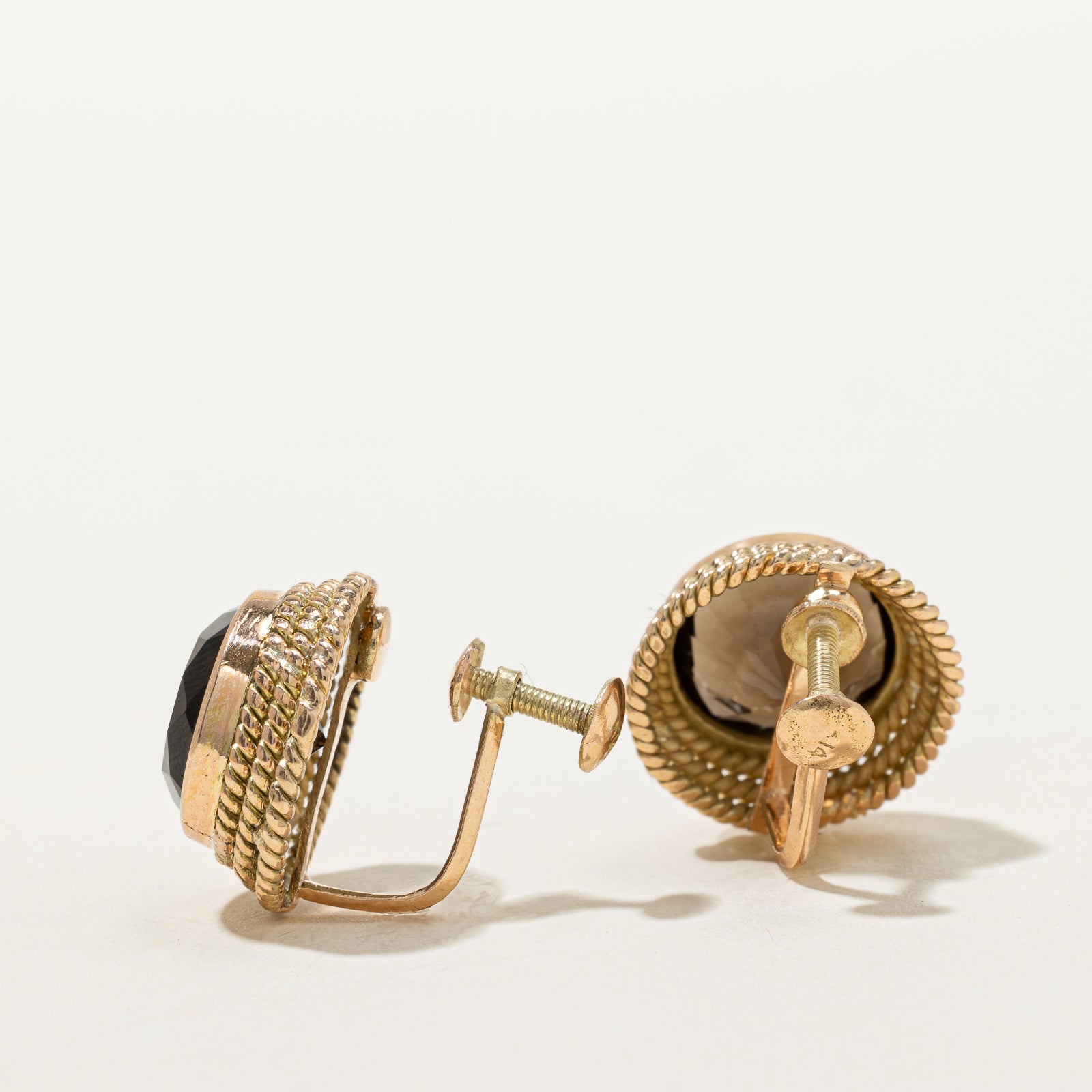 Smokey Quartz Cocktail Clip On Earrings | 7.50ctw |