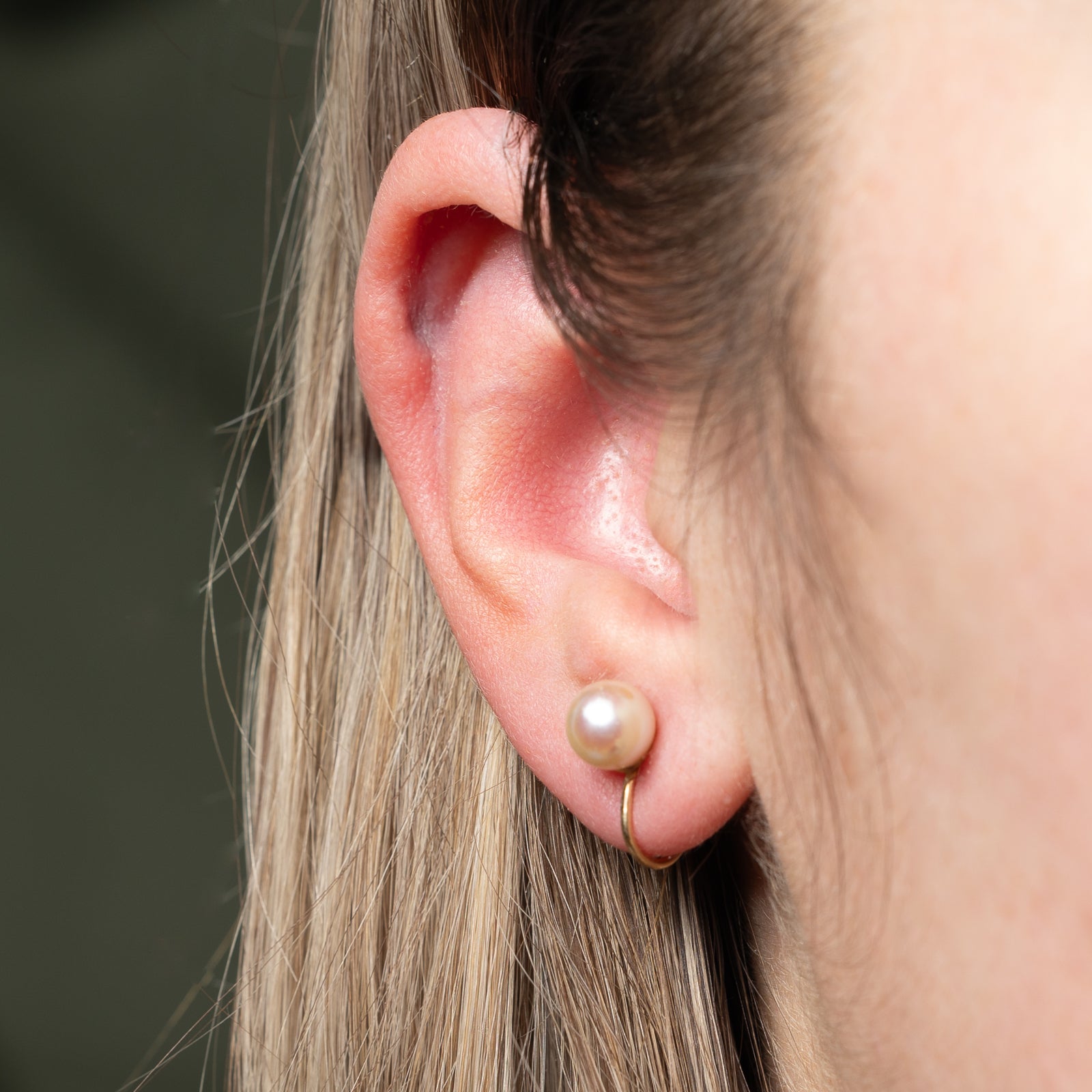 Pearl Clip On Earrings