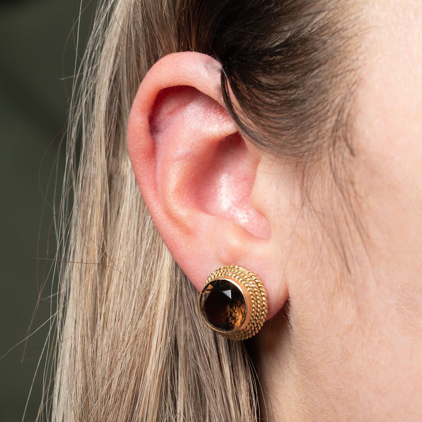 Smokey Quartz Cocktail Clip On Earrings | 7.50ctw |