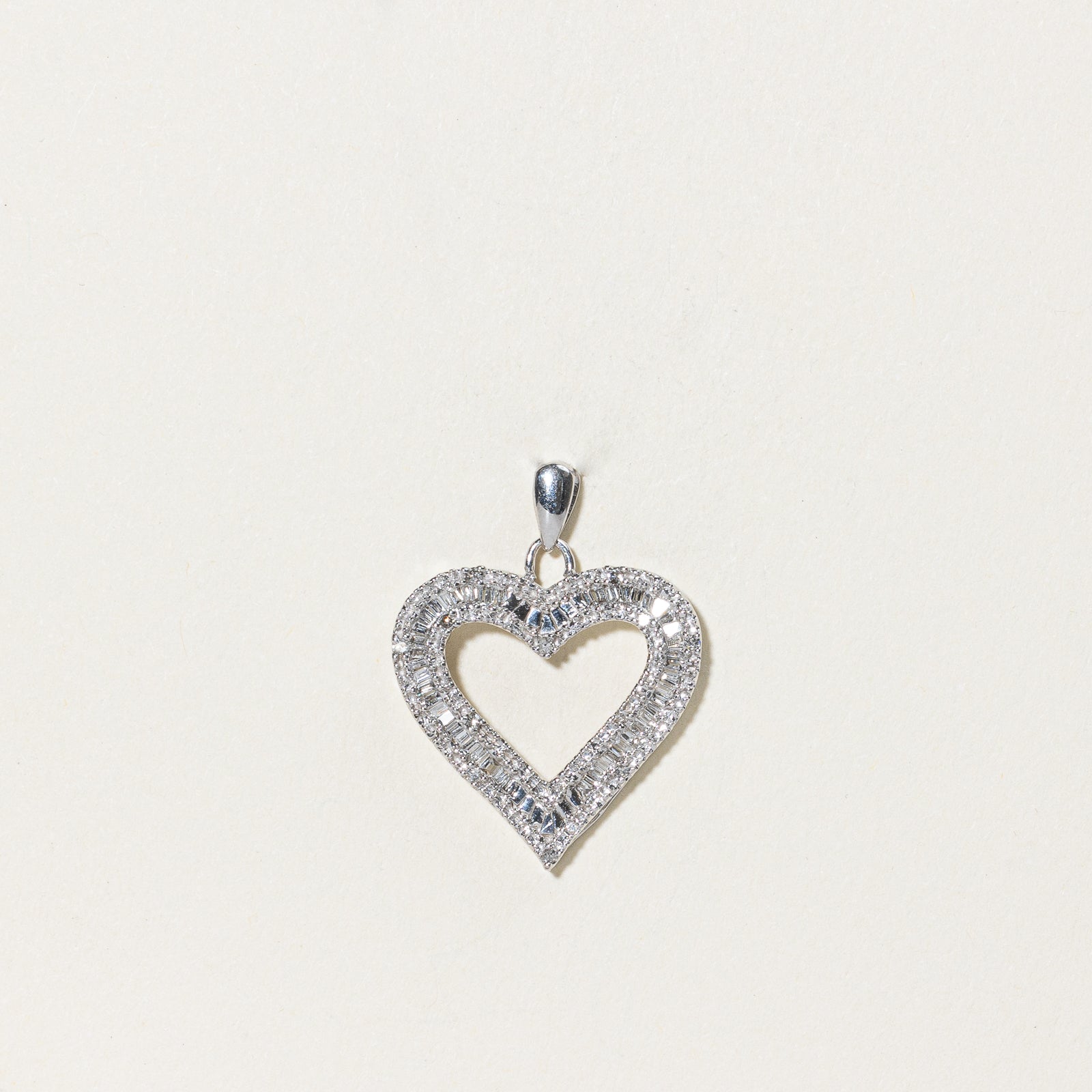 Pendentif cœur en diamant | 0,60 ct |