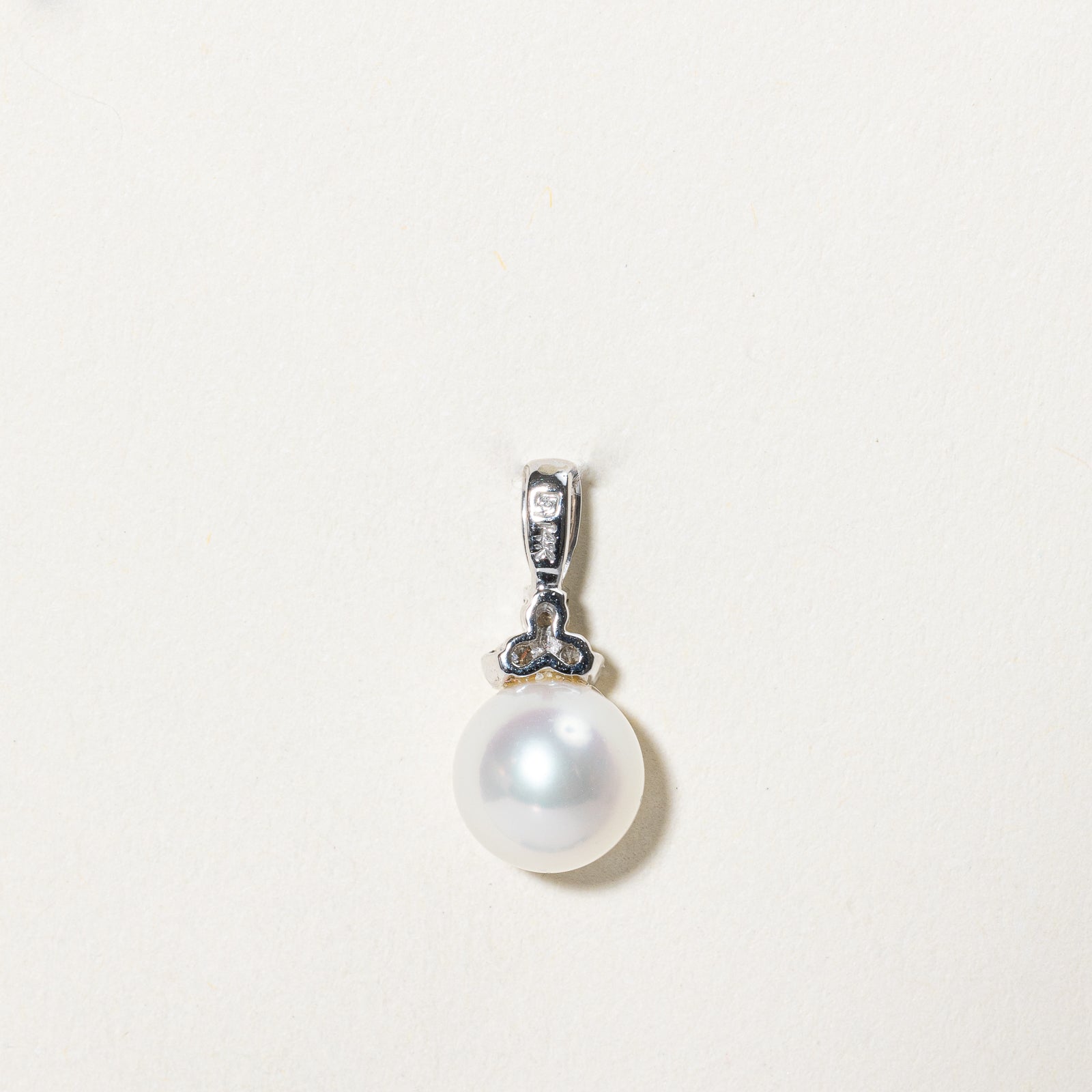 Pearl & Diamond Pendant | 0.08ctw |