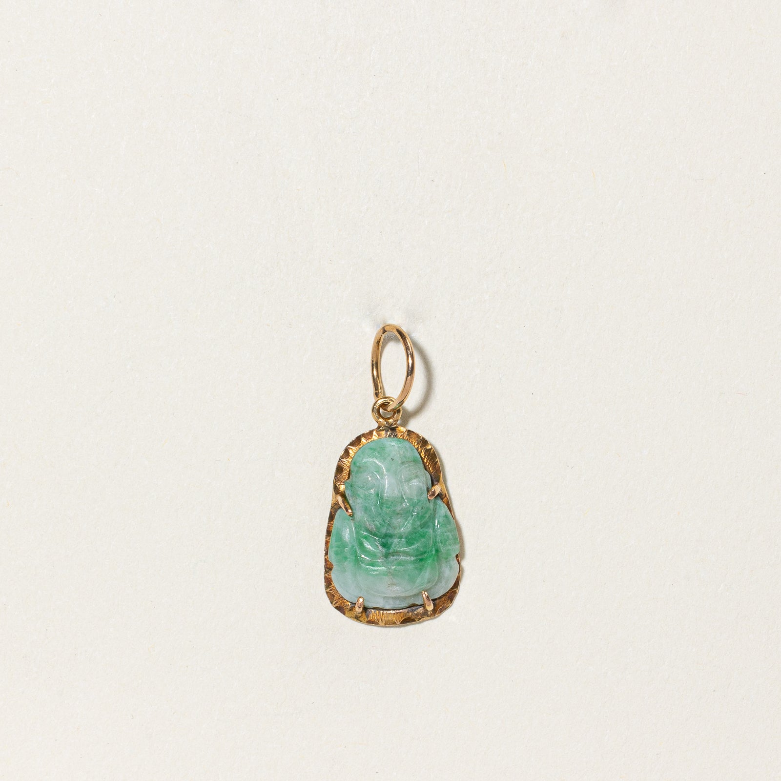 Carved Buddha Jadeite Pendant | 4.00ct |