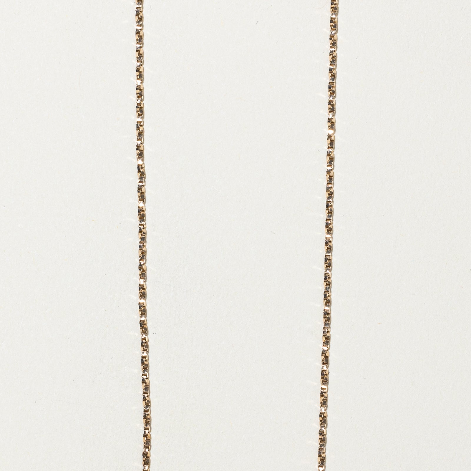 10k Yellow Gold Box Link Chain | 18" |
