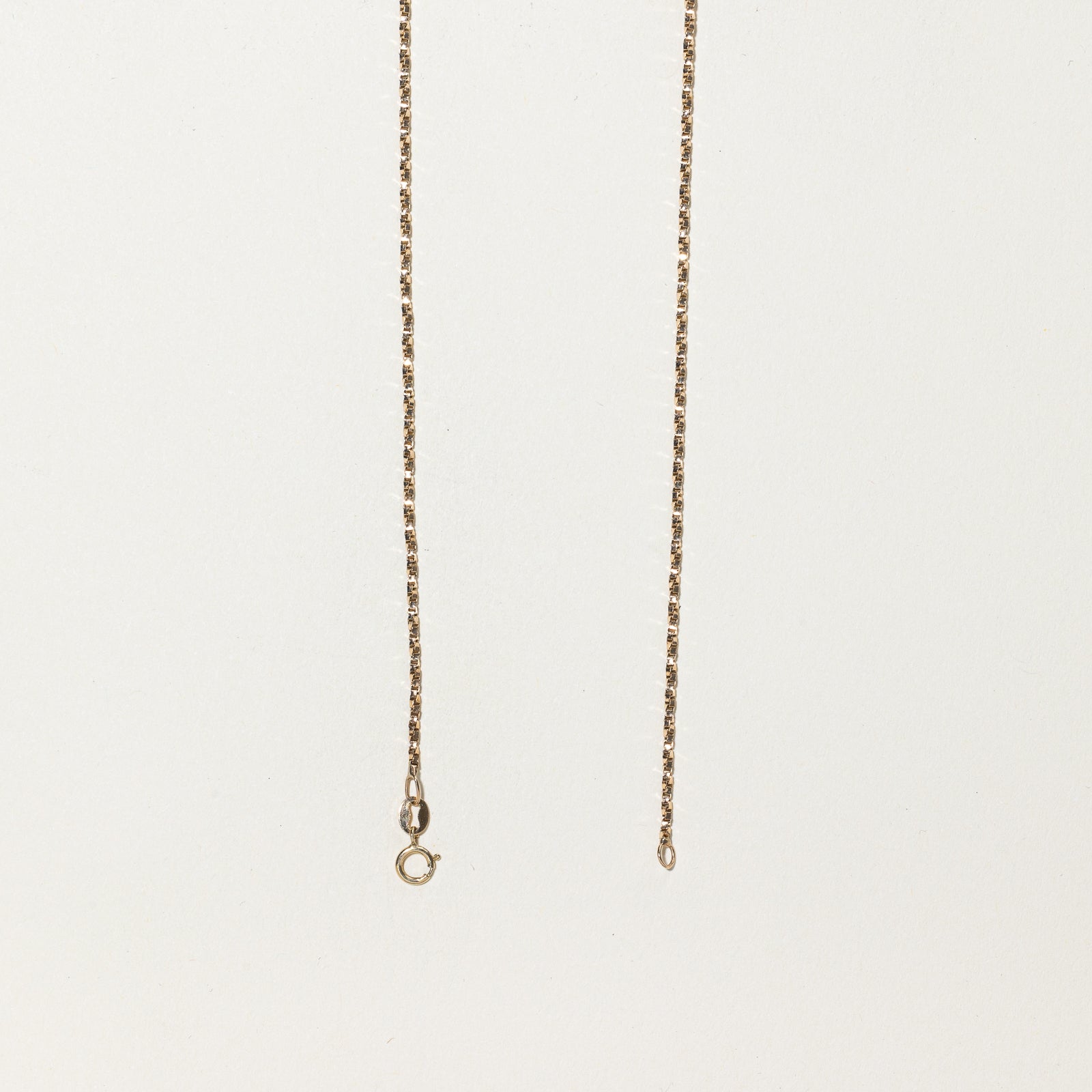 10k Yellow Gold Box Link Chain | 18" |