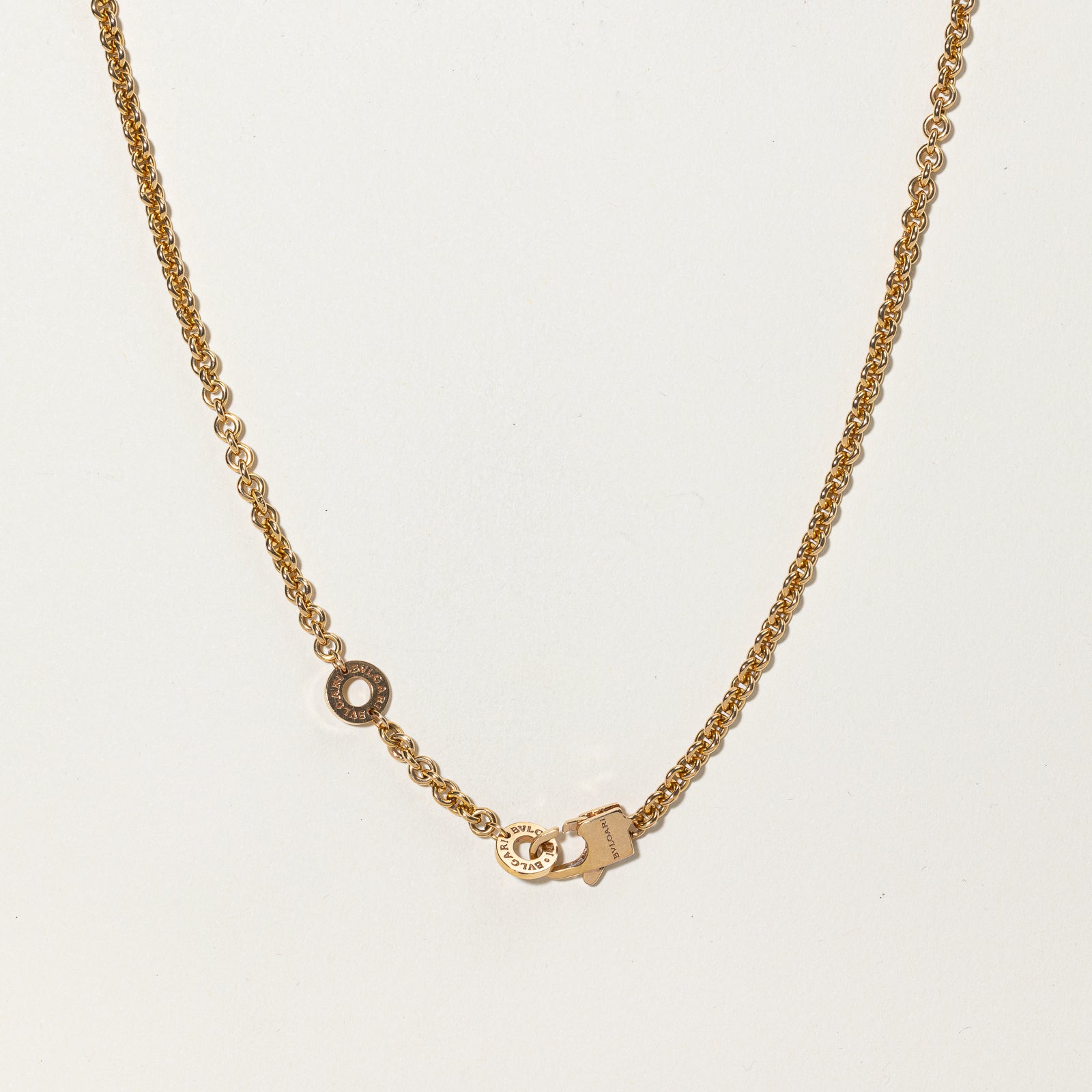 'BVLGARI' Onyx & Mother of Pearl Necklace | 2.30ct, 2.30ct | 18" |