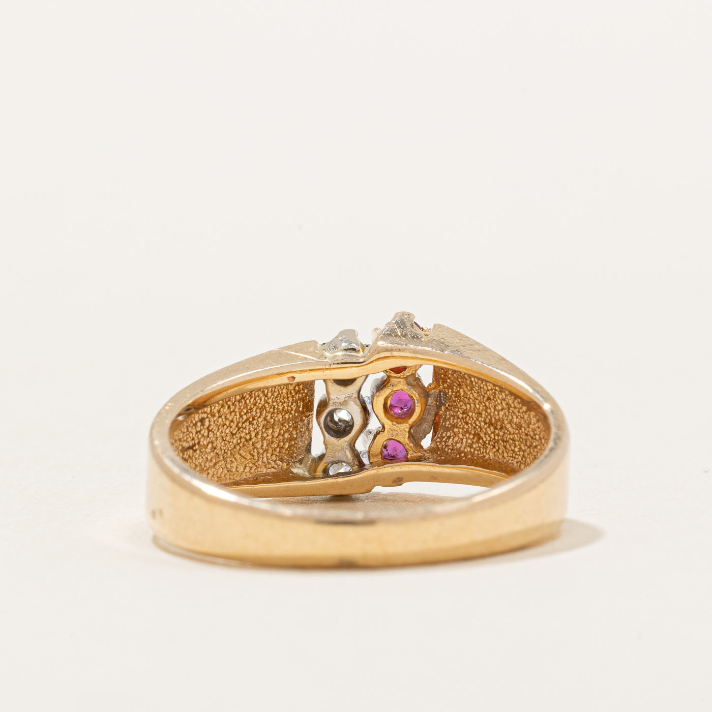 Birks' Ruby & Diamond Ring | 0.06ctw, 0.03ctw | SZ 4.5 |