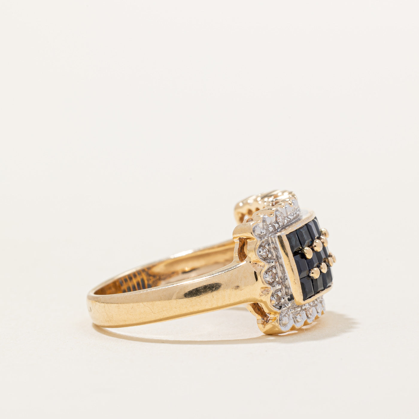 Sapphire & Diamond Cocktail Ring | 1.20ctw, 0.06ctw | SZ 6.5 |