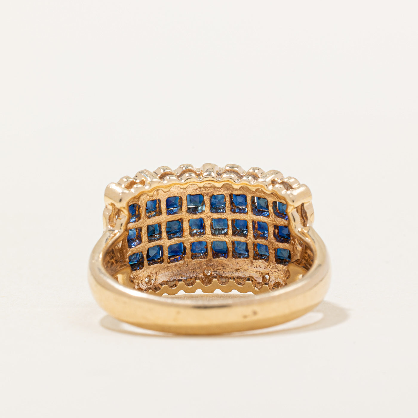 Sapphire & Diamond Cocktail Ring | 1.20ctw, 0.06ctw | SZ 6.5 |