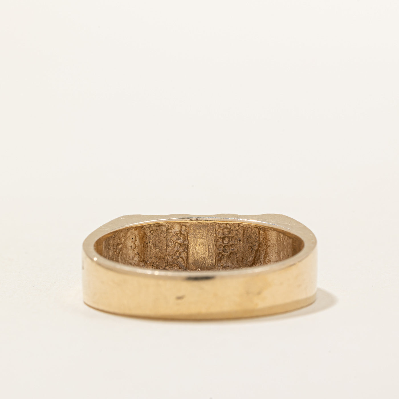 Black Onyx Inlay Ring | 1.00ctw | SZ 12.5 |