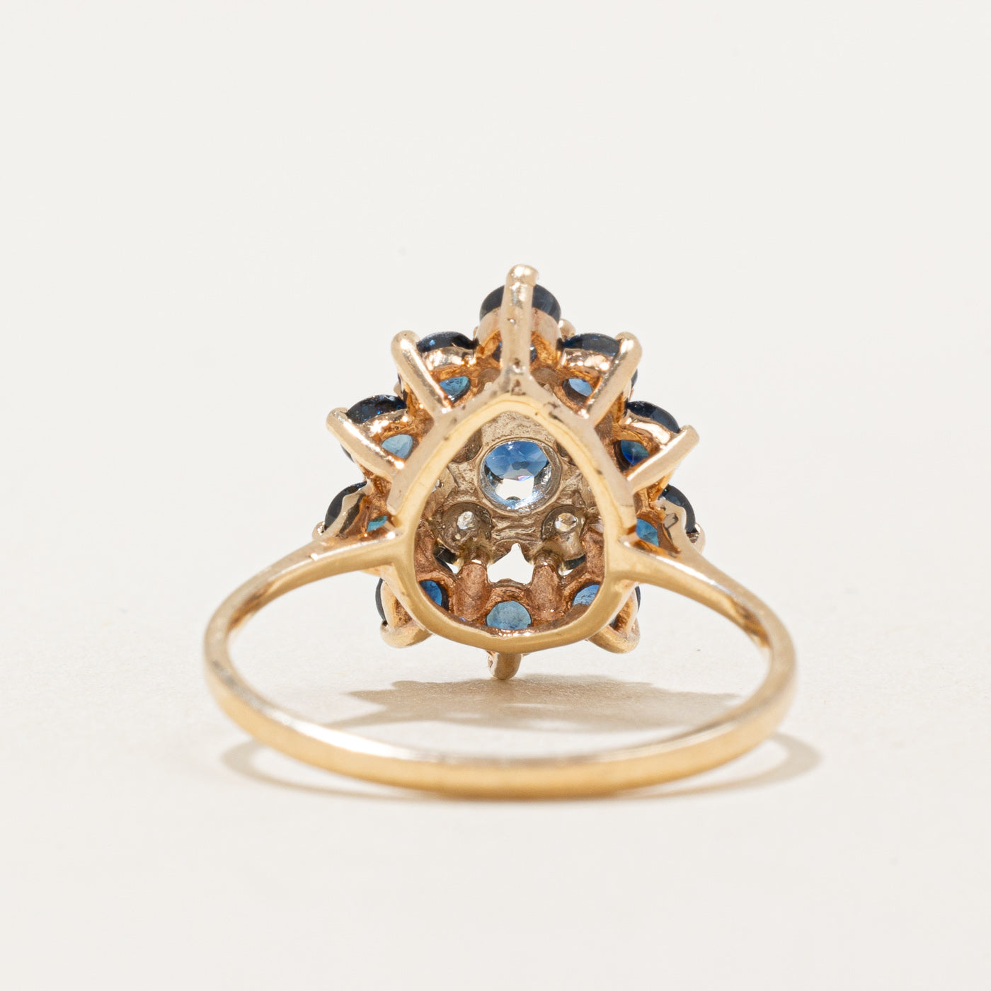 Sapphire & Diamond Cocktail Ring | 0.75ctw, 0.03ctw | SZ 6 |