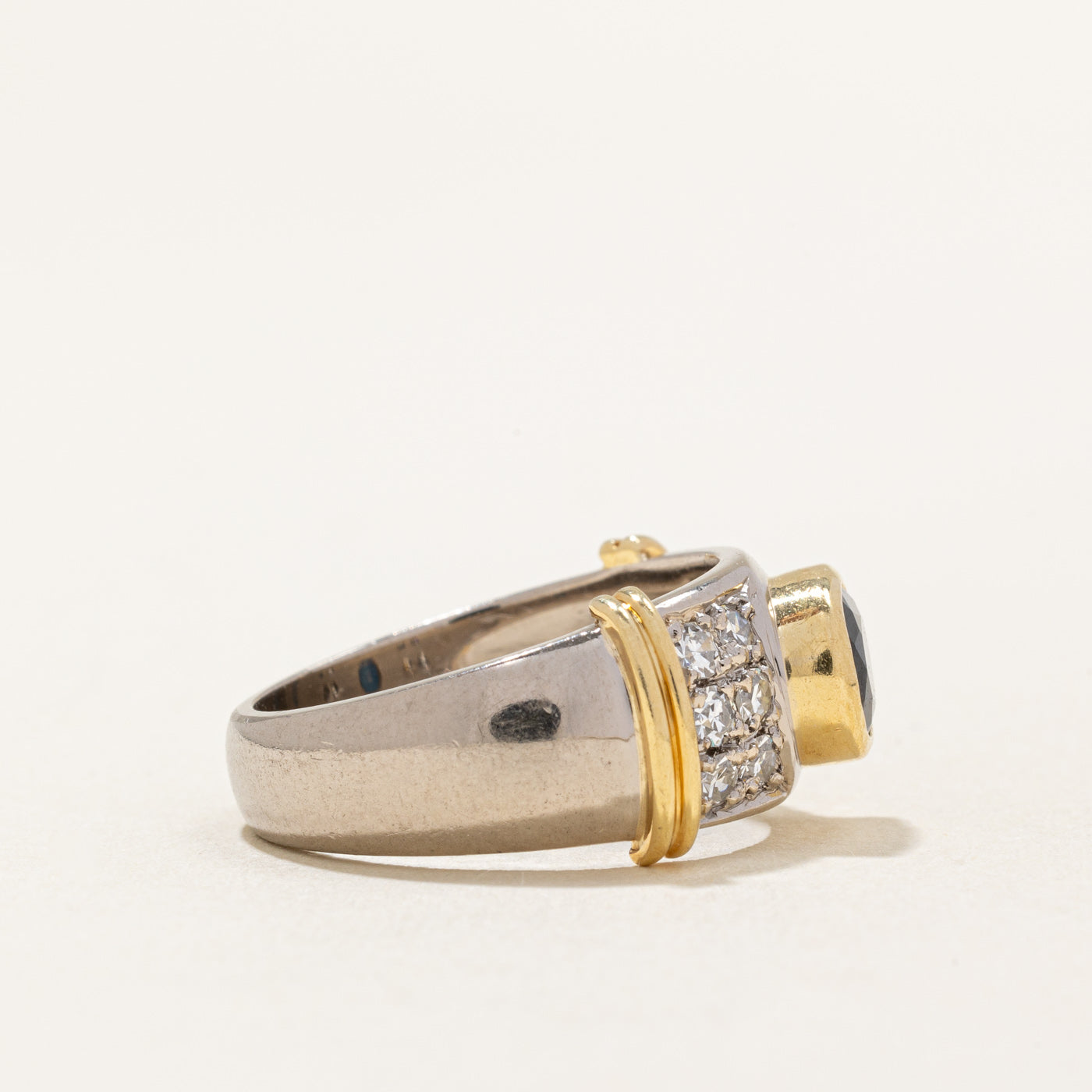 Sapphire & Diamond Cocktail Ring | 1.35ct, 0.36ctw | SZ 6.5 |
