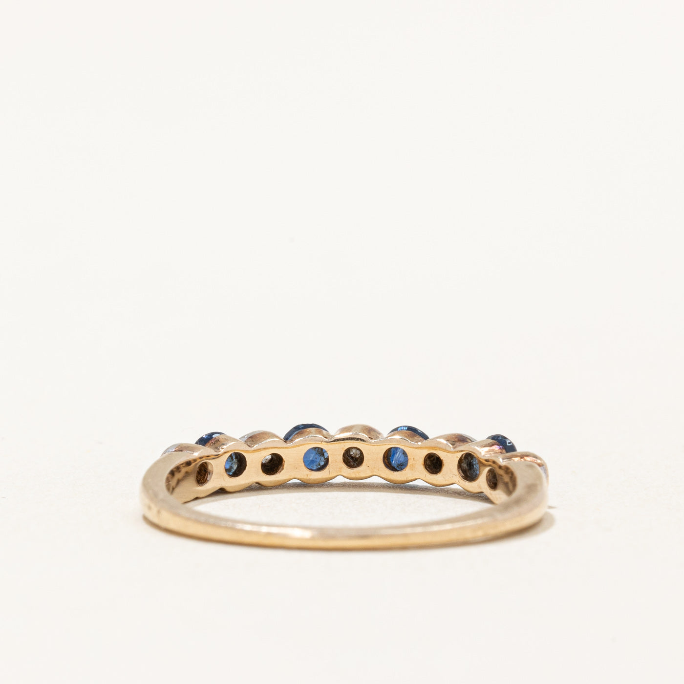 Bague saphir et diamants | 0,36 ct, 0,03 ct | Taille 6 |