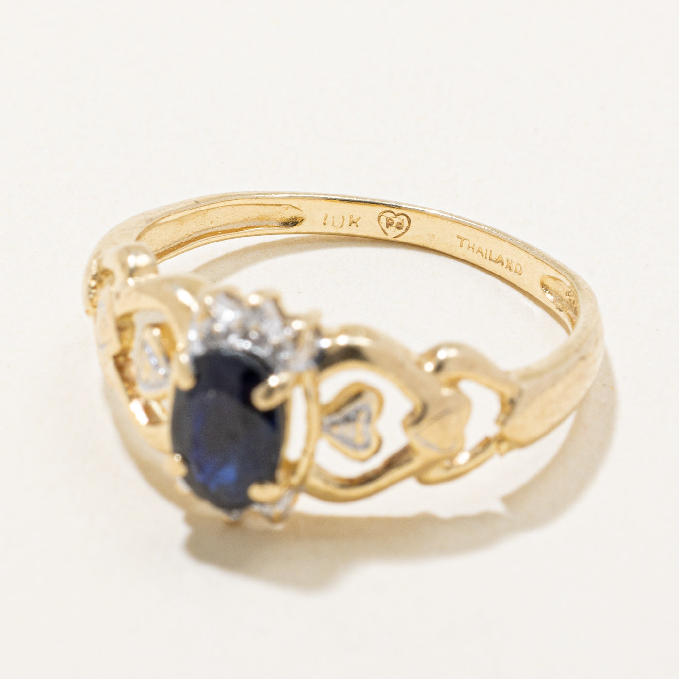 Sapphire & Diamond Ring | 0.55ct, 0.01ctw | SZ 5.75 |