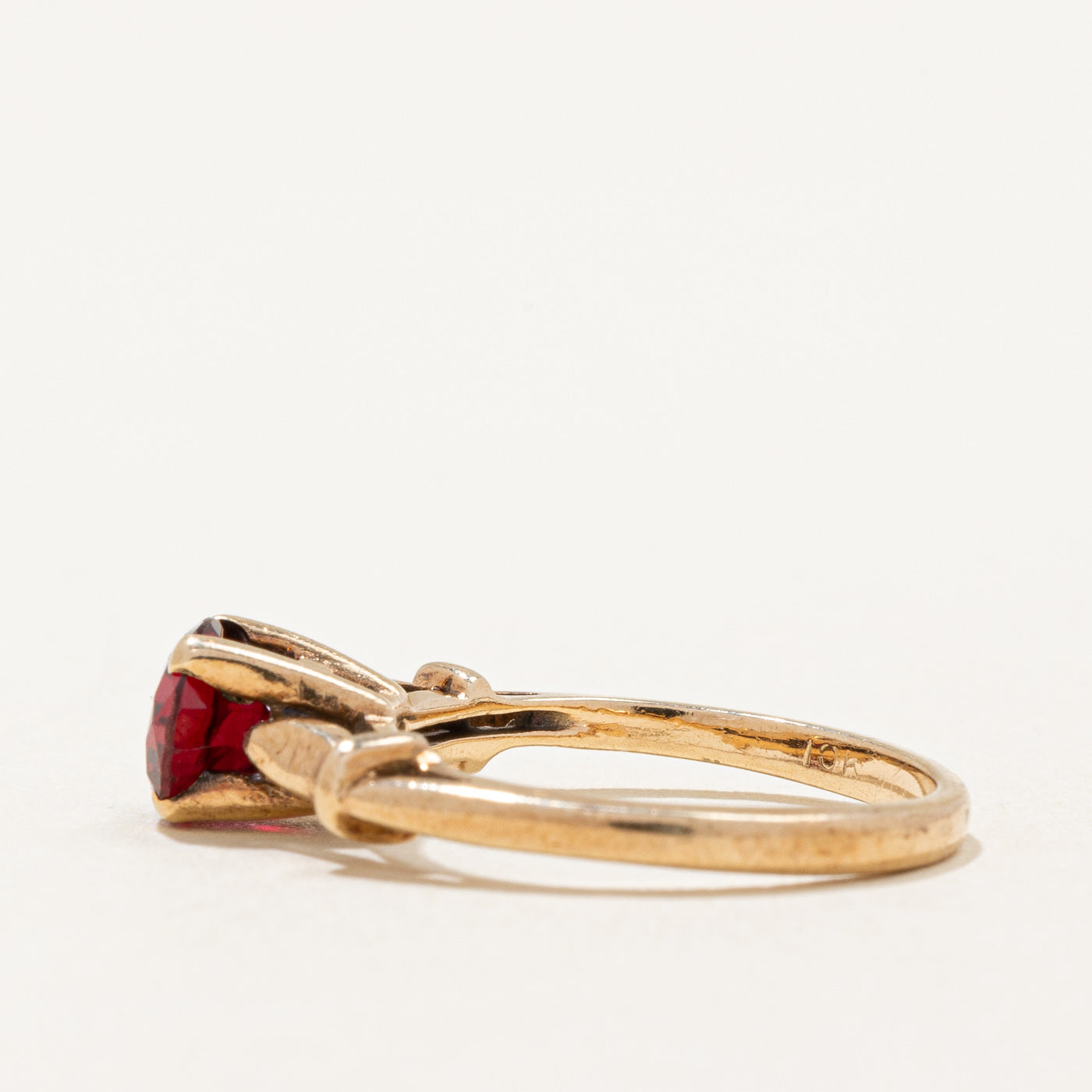 Synthetic Ruby Ring | 0.80ct | SZ 3.75 |