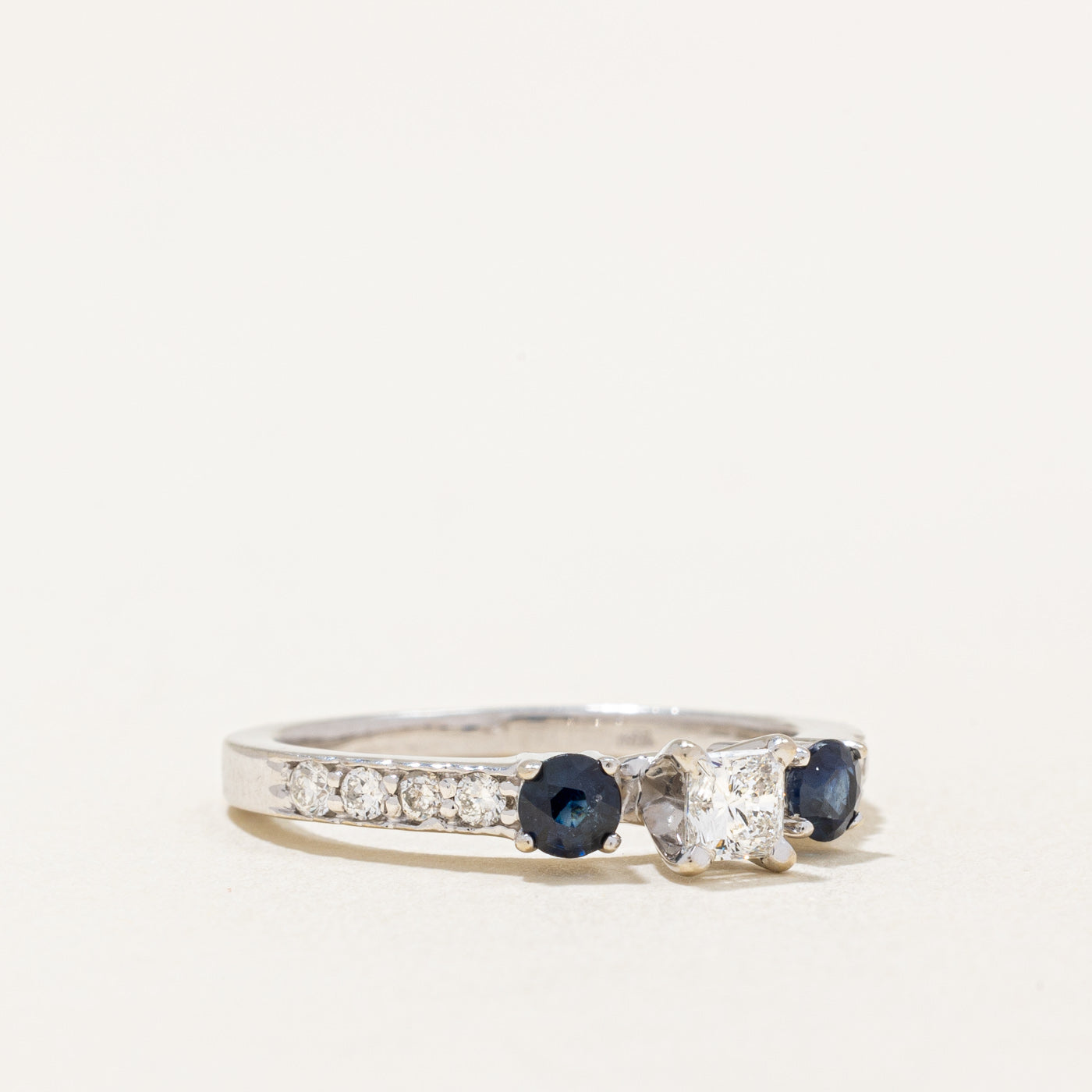 Diamond & Sapphire Ring | 0.32ctw, 0.28ctw | SZ 5.5 |