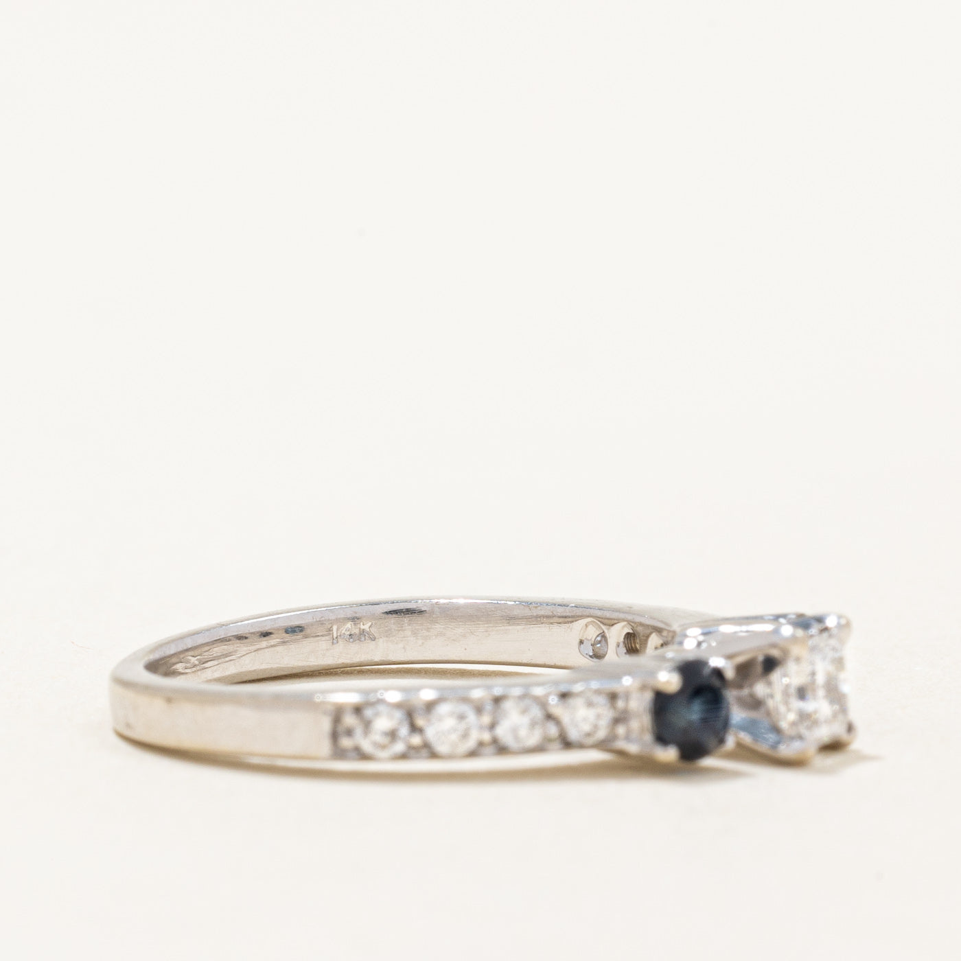 Diamond & Sapphire Ring | 0.32ctw, 0.28ctw | SZ 5.5 |