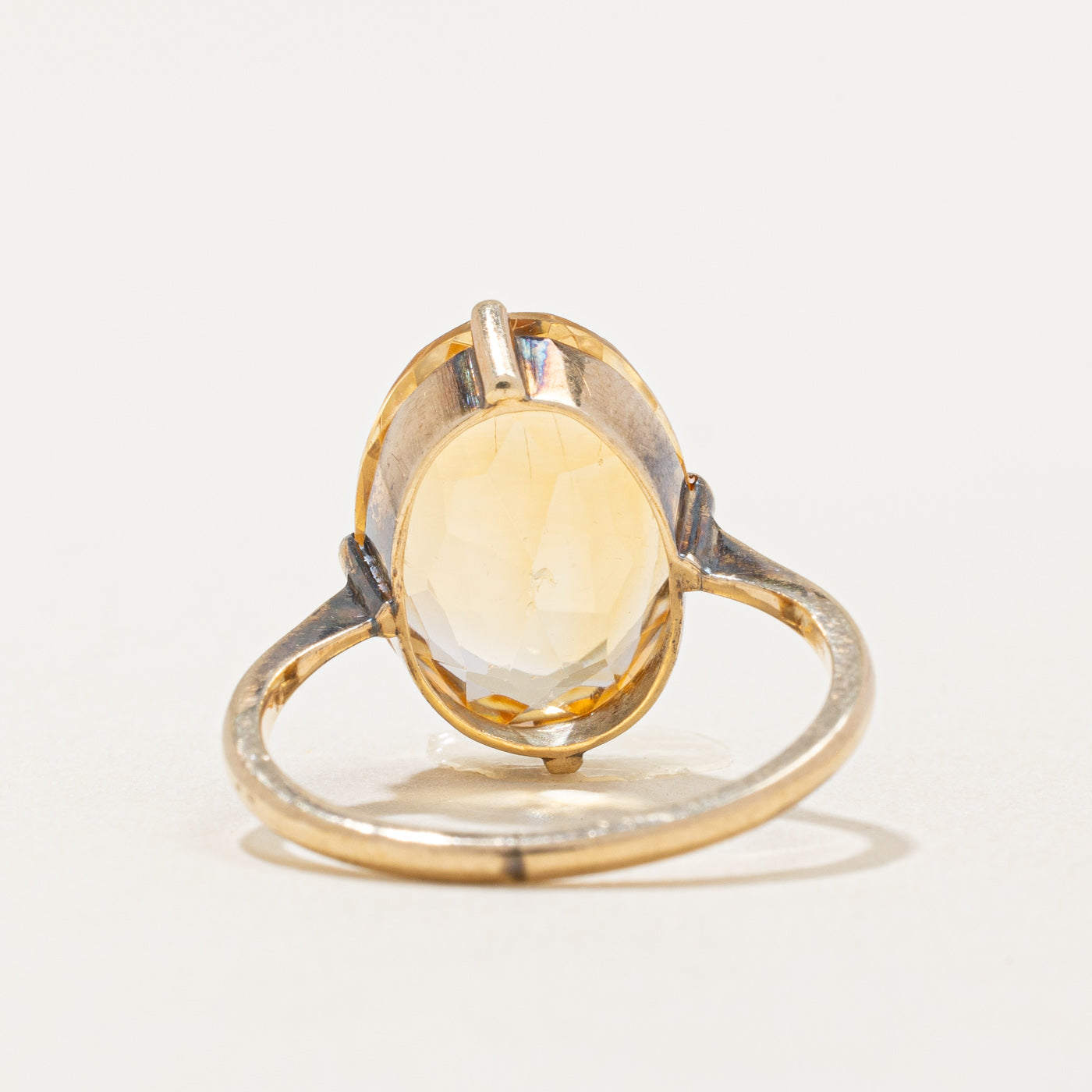 Vintage Citrine Cocktail Ring | 5.00ct | SZ 5.5 |