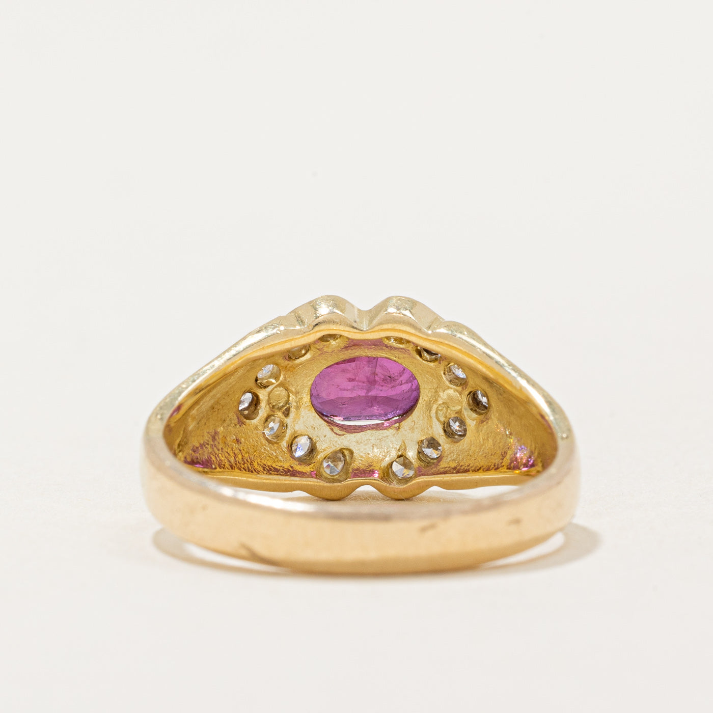 Ruby & Diamond Ring | 0.65ct, 0.16ctw | SZ 6 |