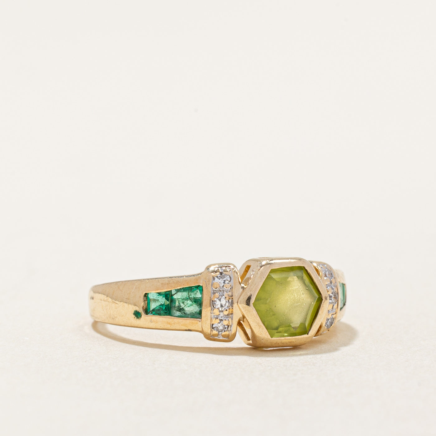 Multi Gemstone Cocktail Ring | 0.78ctw | SZ 5.5 |