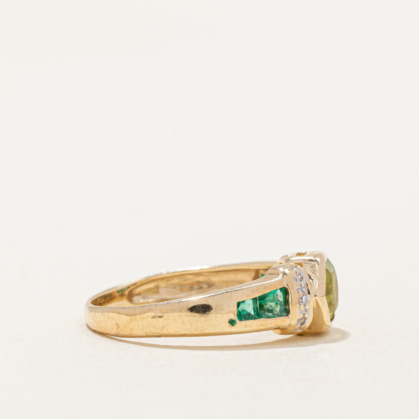 Multi Gemstone Cocktail Ring | 0.78ctw | SZ 5.5 |